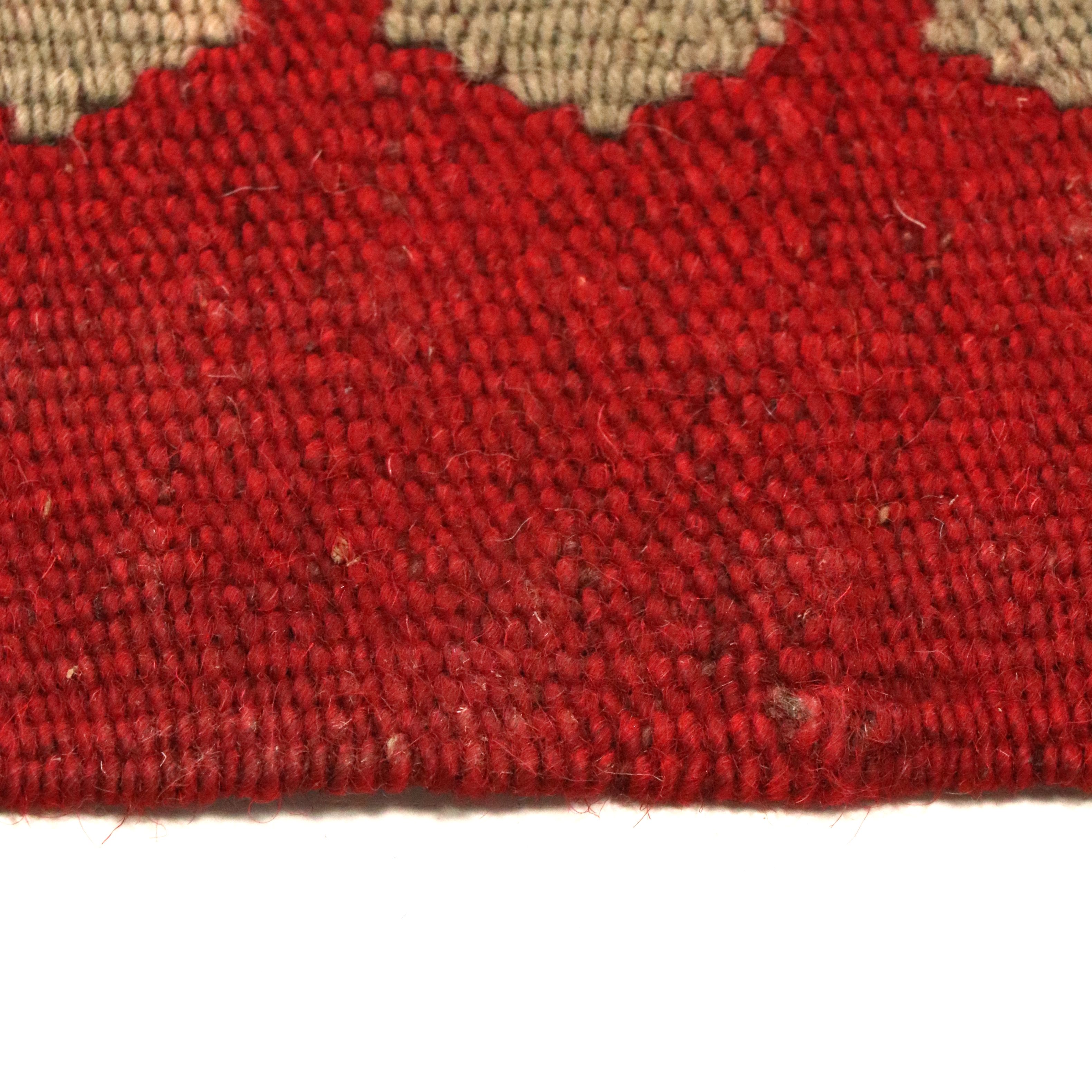 16'11 x 17'4 Handwoven Turkish Kilim Room-Sized Rug