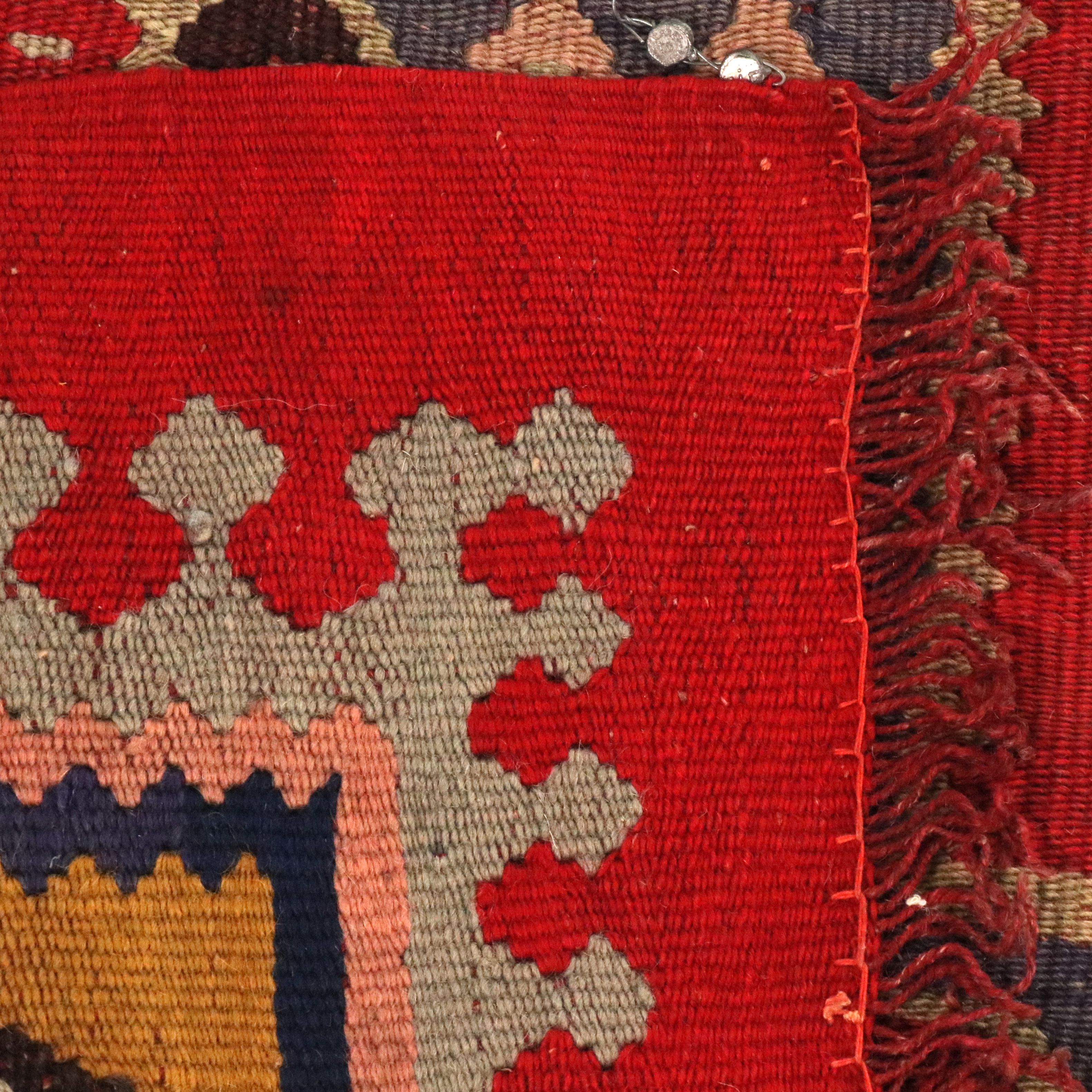 16'11 x 17'4 Handwoven Turkish Kilim Room-Sized Rug