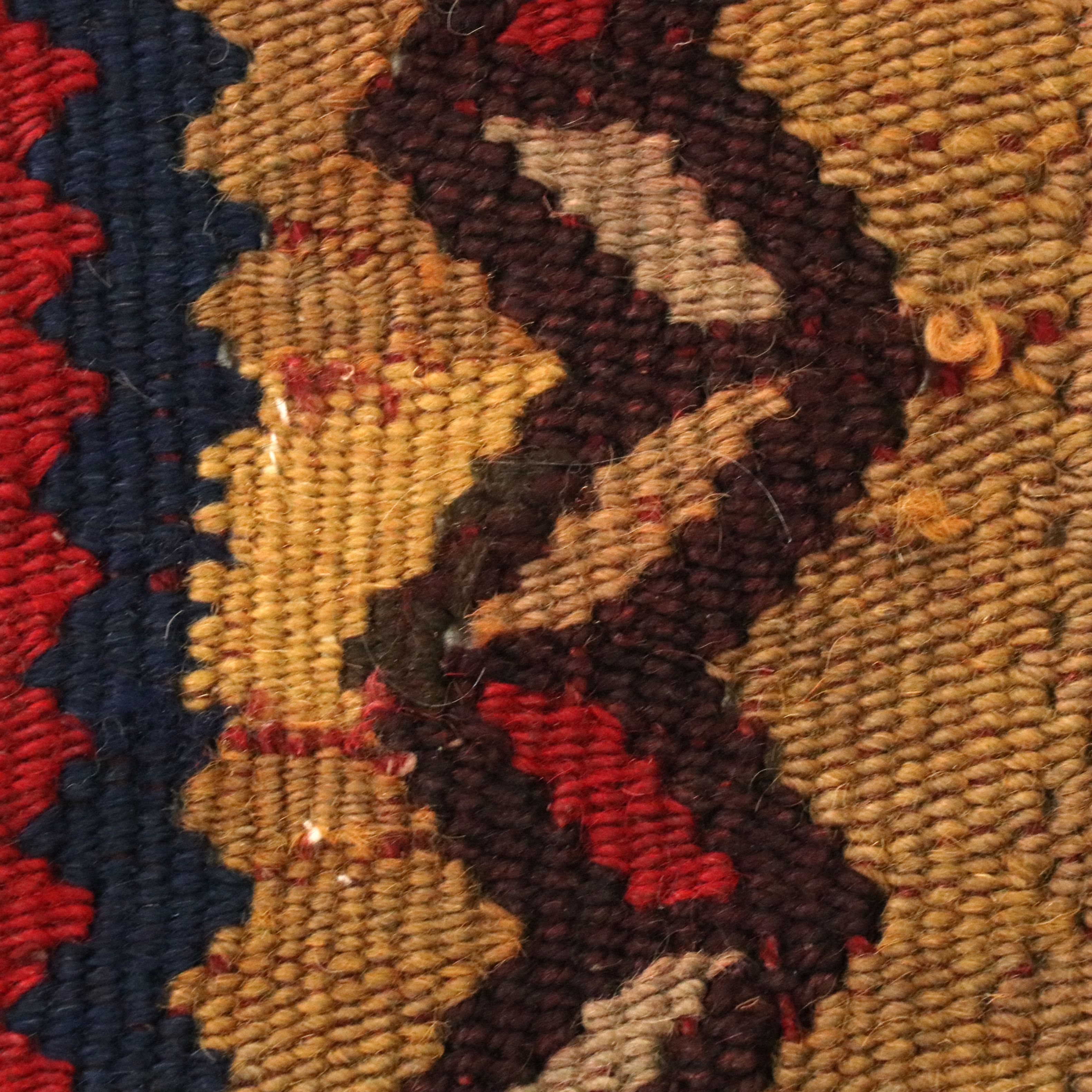 16'11 x 17'4 Handwoven Turkish Kilim Room-Sized Rug