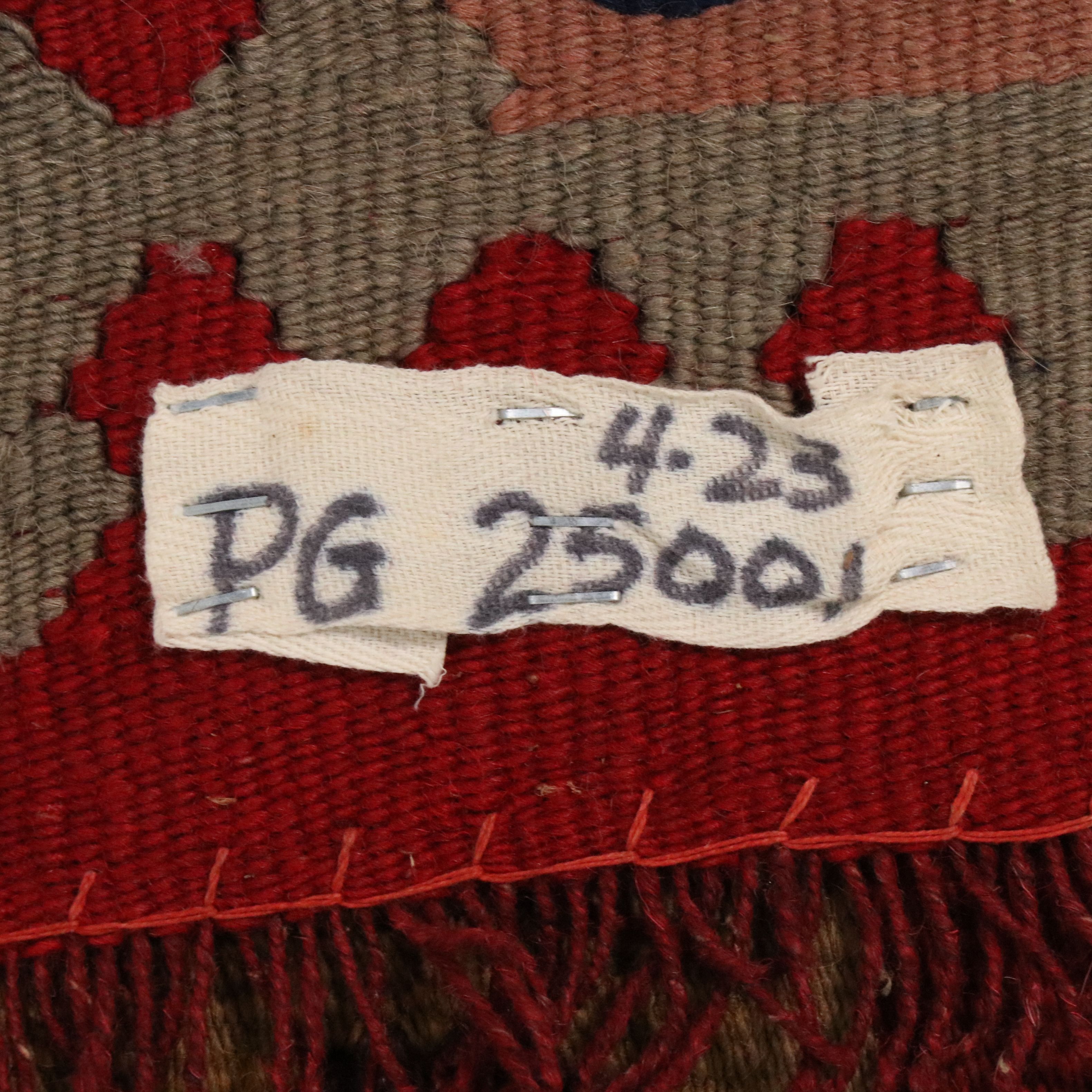 16'11 x 17'4 Handwoven Turkish Kilim Room-Sized Rug