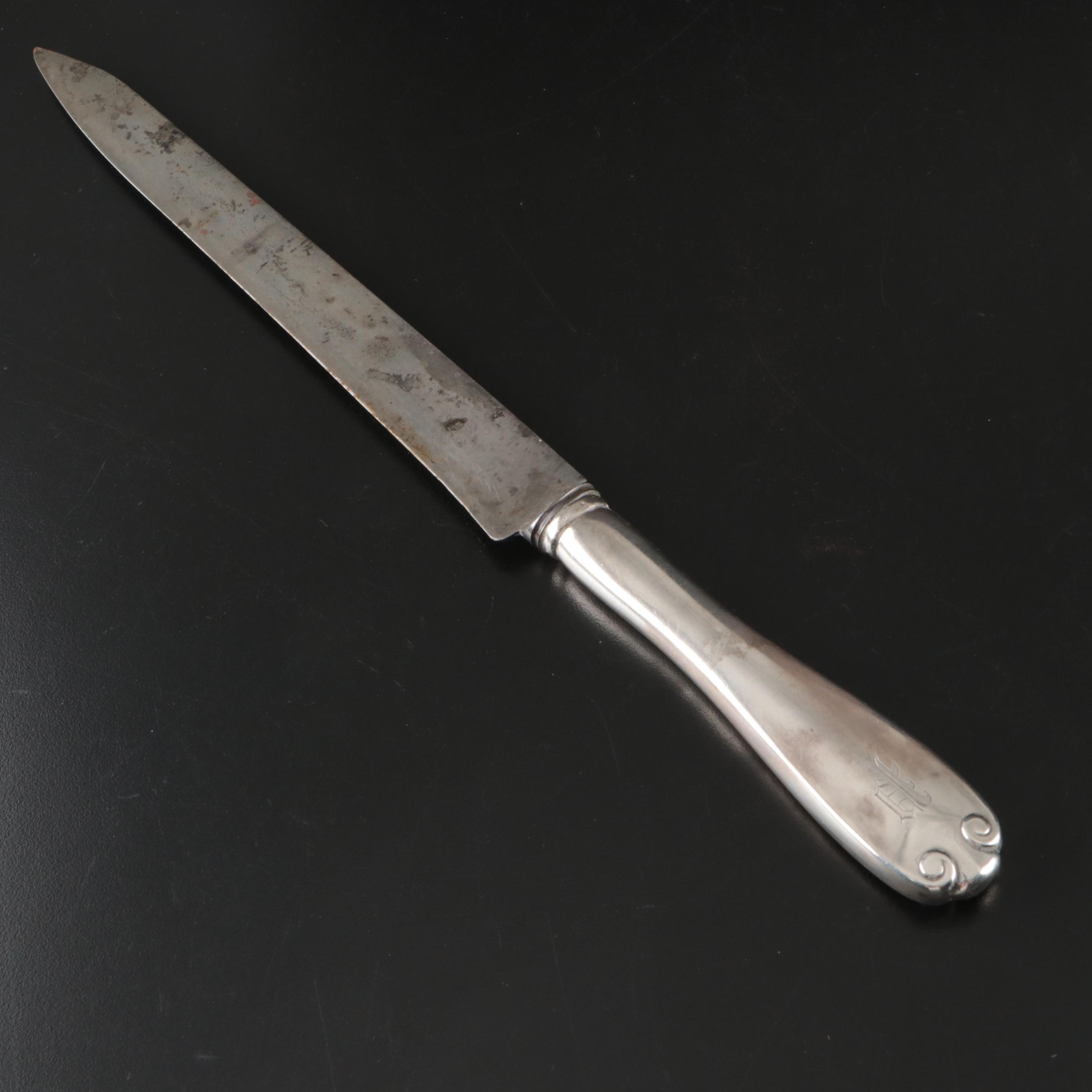 Tiffany & Co. Sterling Handle Carving Set