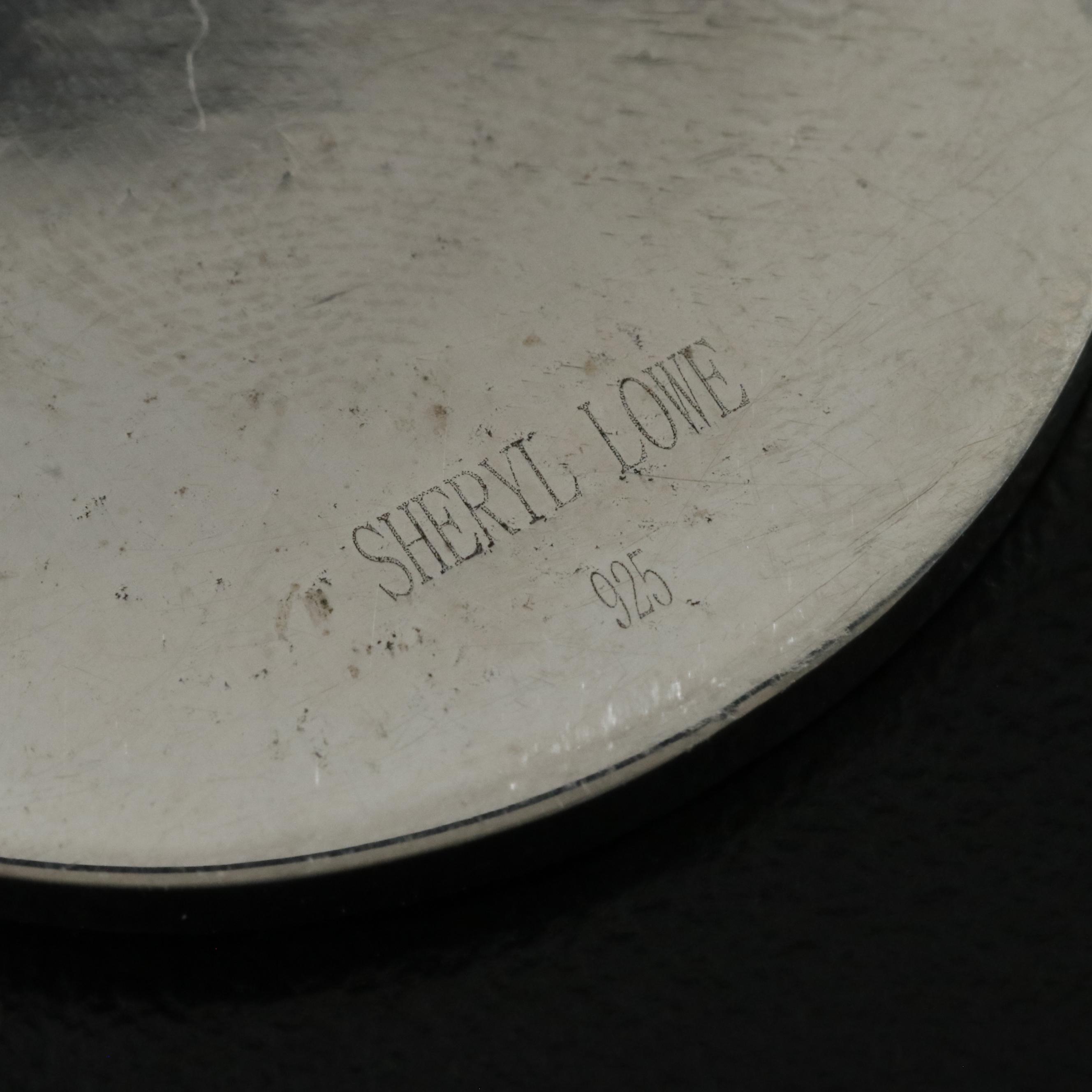 Sheryl Lowe Sterling Diamond Dog Tag Pendant