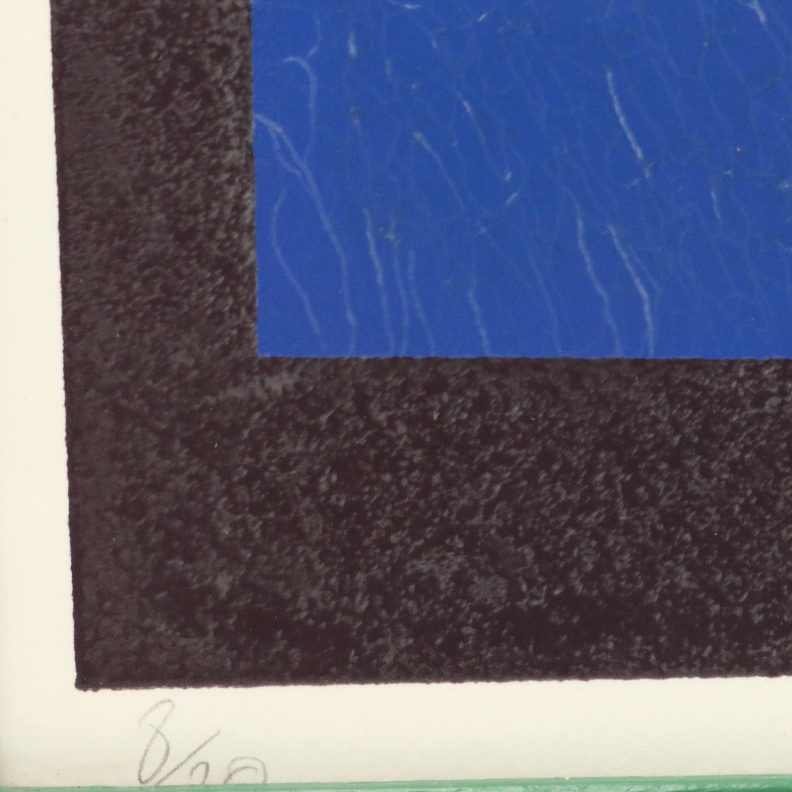 J. Goddard Serigraph "Dirty-eight-point-six," 20th Century