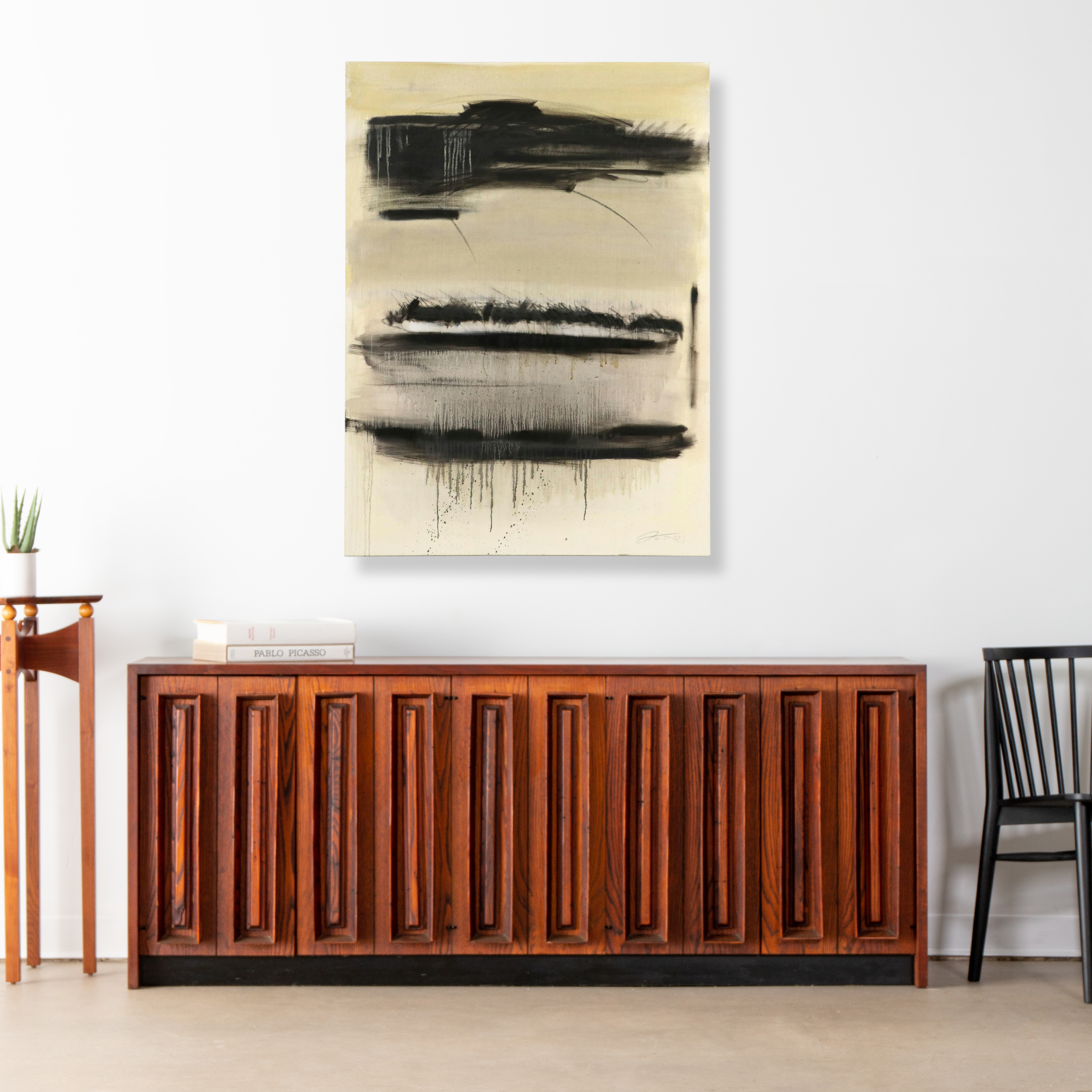 David Applegate Large-Scale Abstract Acrylic Painting, 21st Century