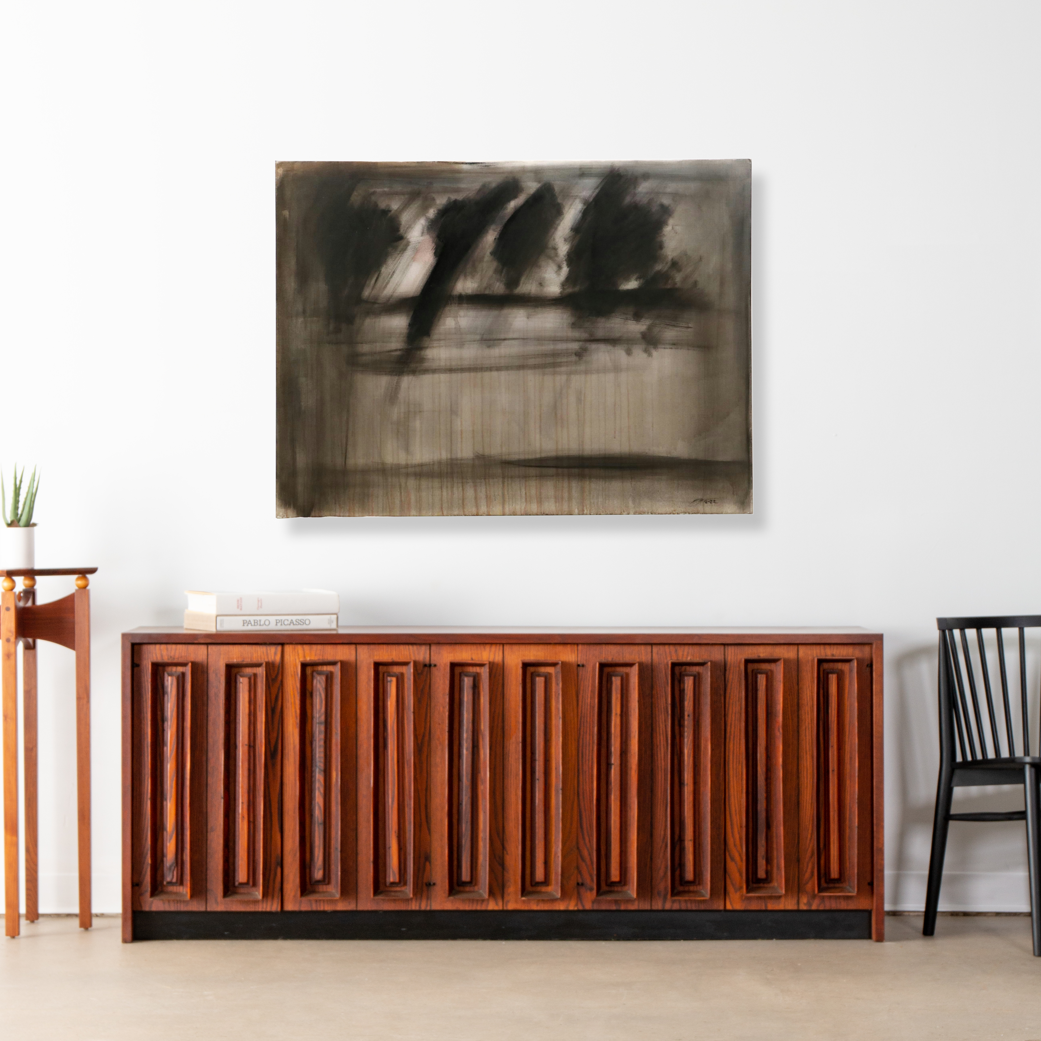 David Applegate Large-Scale Abstract Acrylic Painting, 21st Century