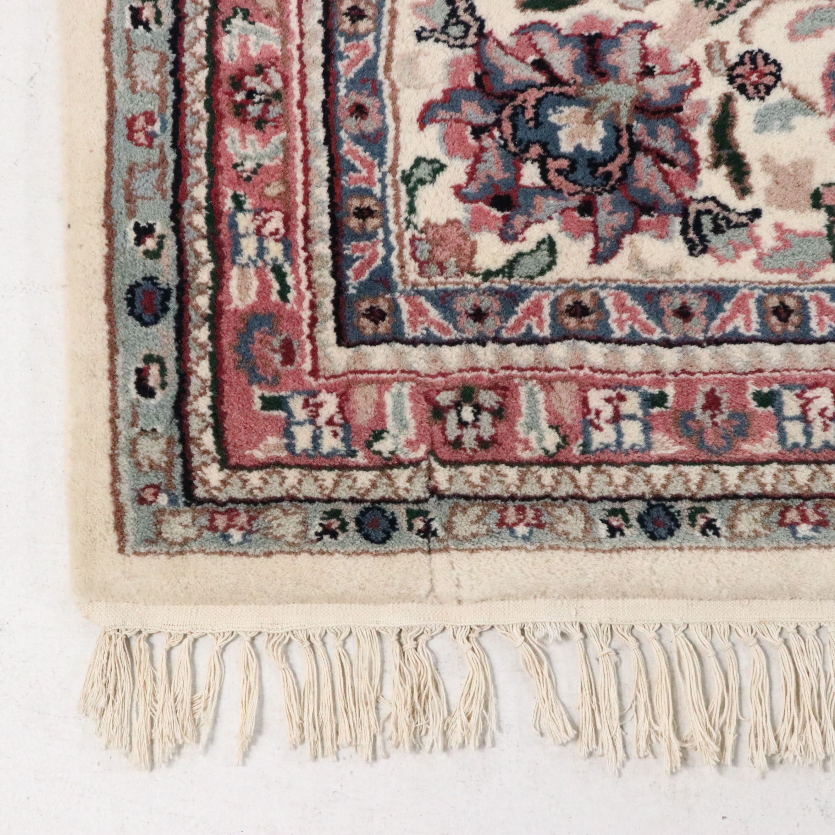 11'10 x 18'6 Hand-Knotted Persian Nain Room-Sized Rug