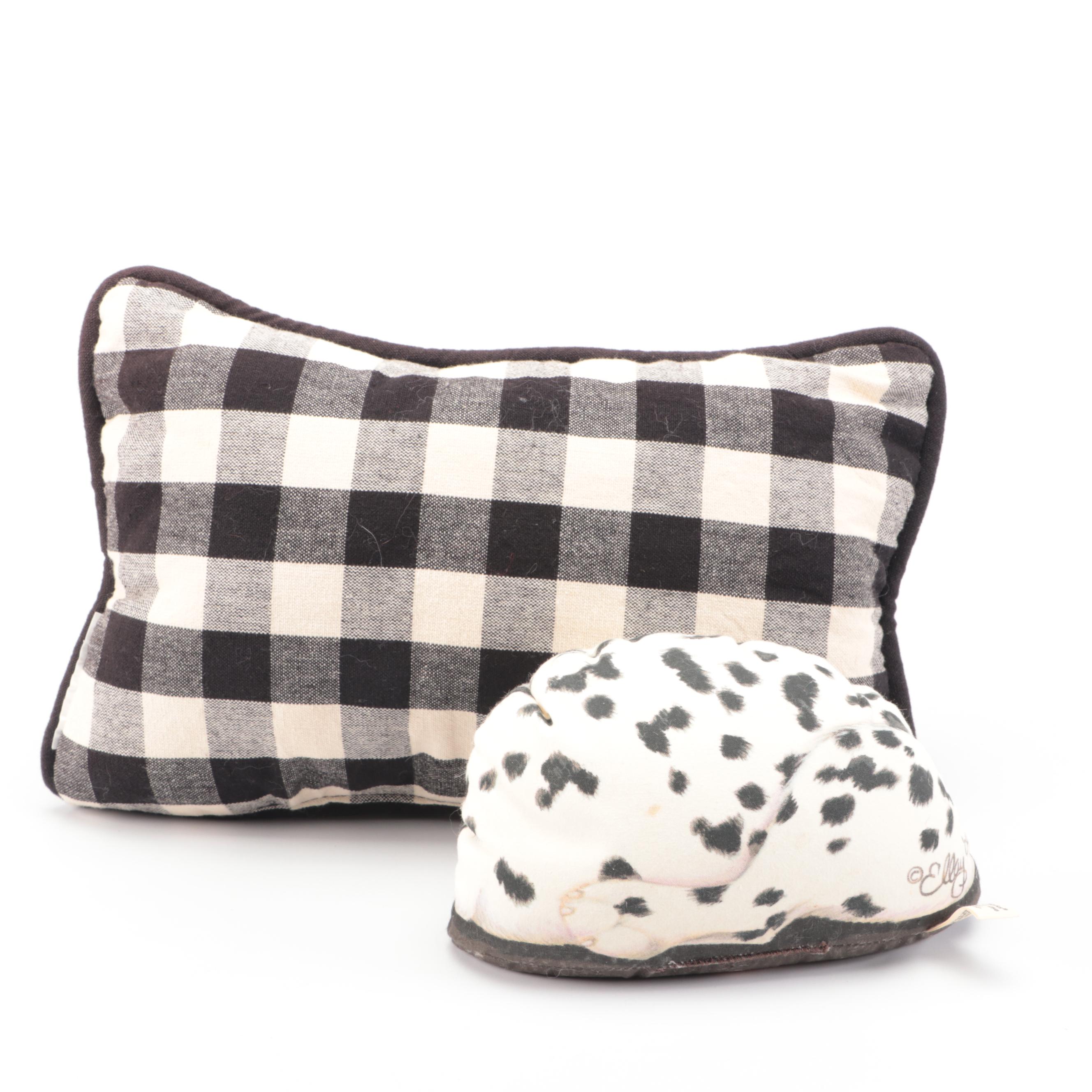 Dominguez Needlepoint Dog Pillow and More Dog Throw Pillows