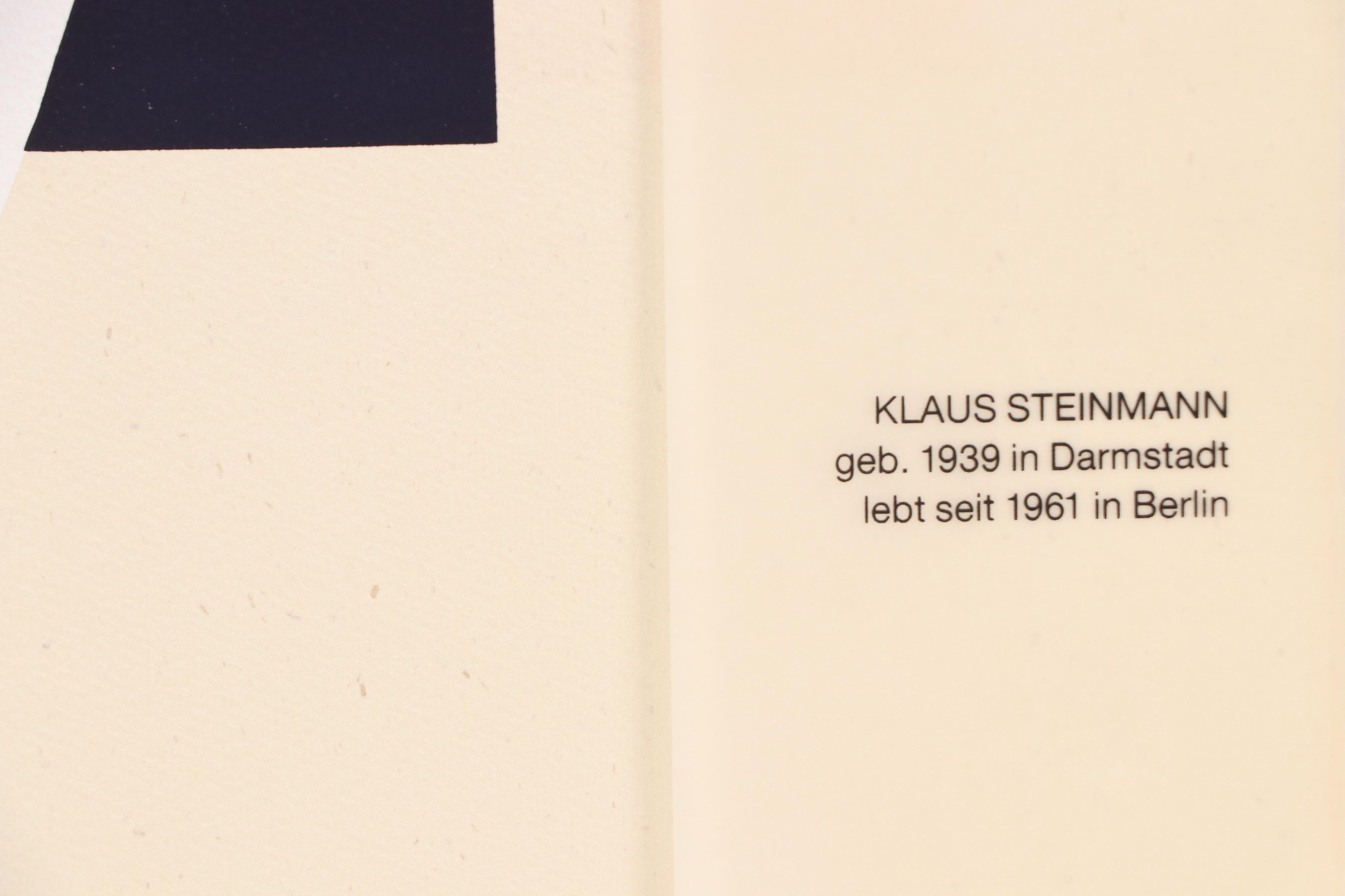 Klaus Steinmann Porfolio of Serigraphs "Concrete Art," 1992