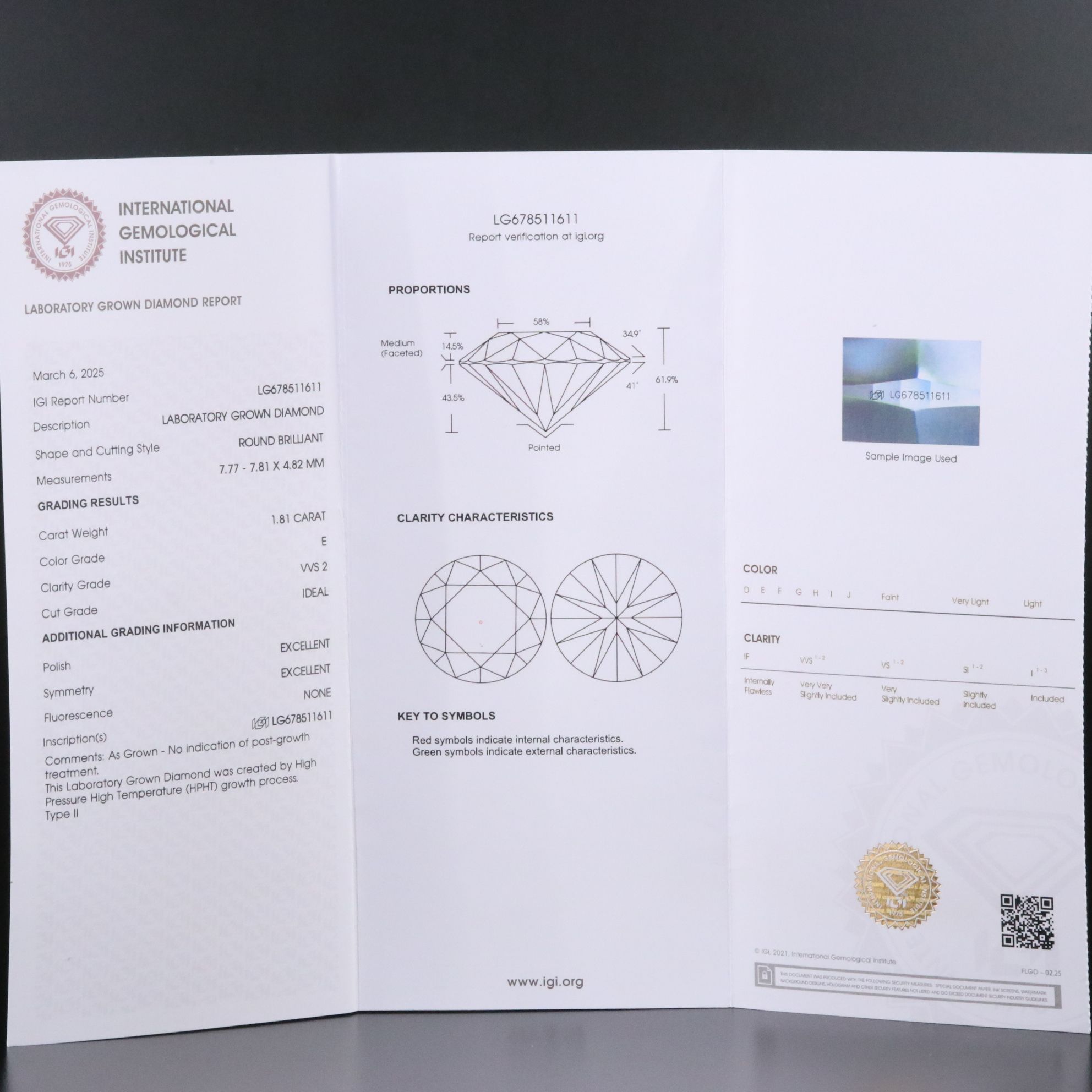 Platinum 3.62 CTW Lab Grown Diamond Stud Earrings with IGI Reports