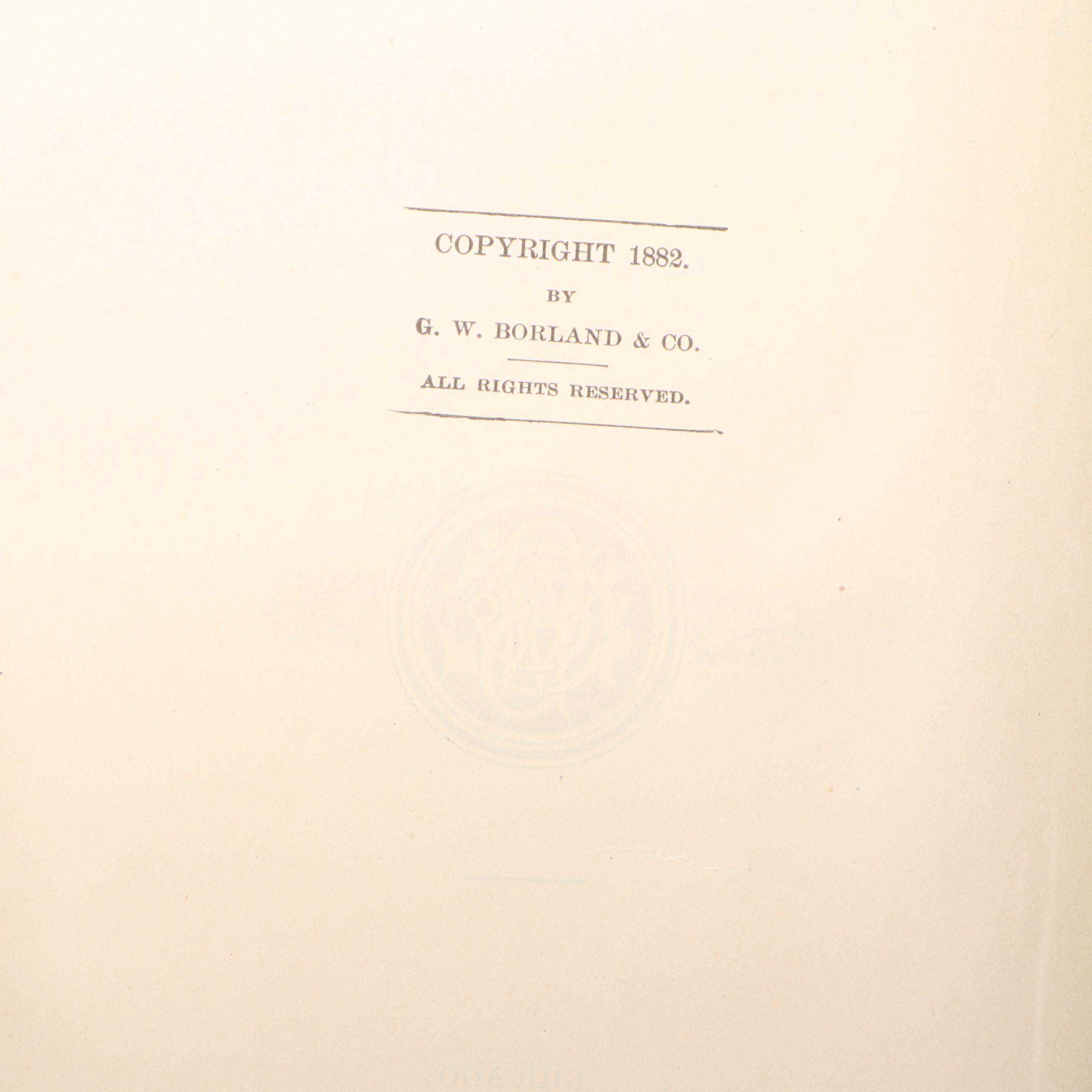 Illustrated "The Poetical Works of Alfred Tennyson," 1889