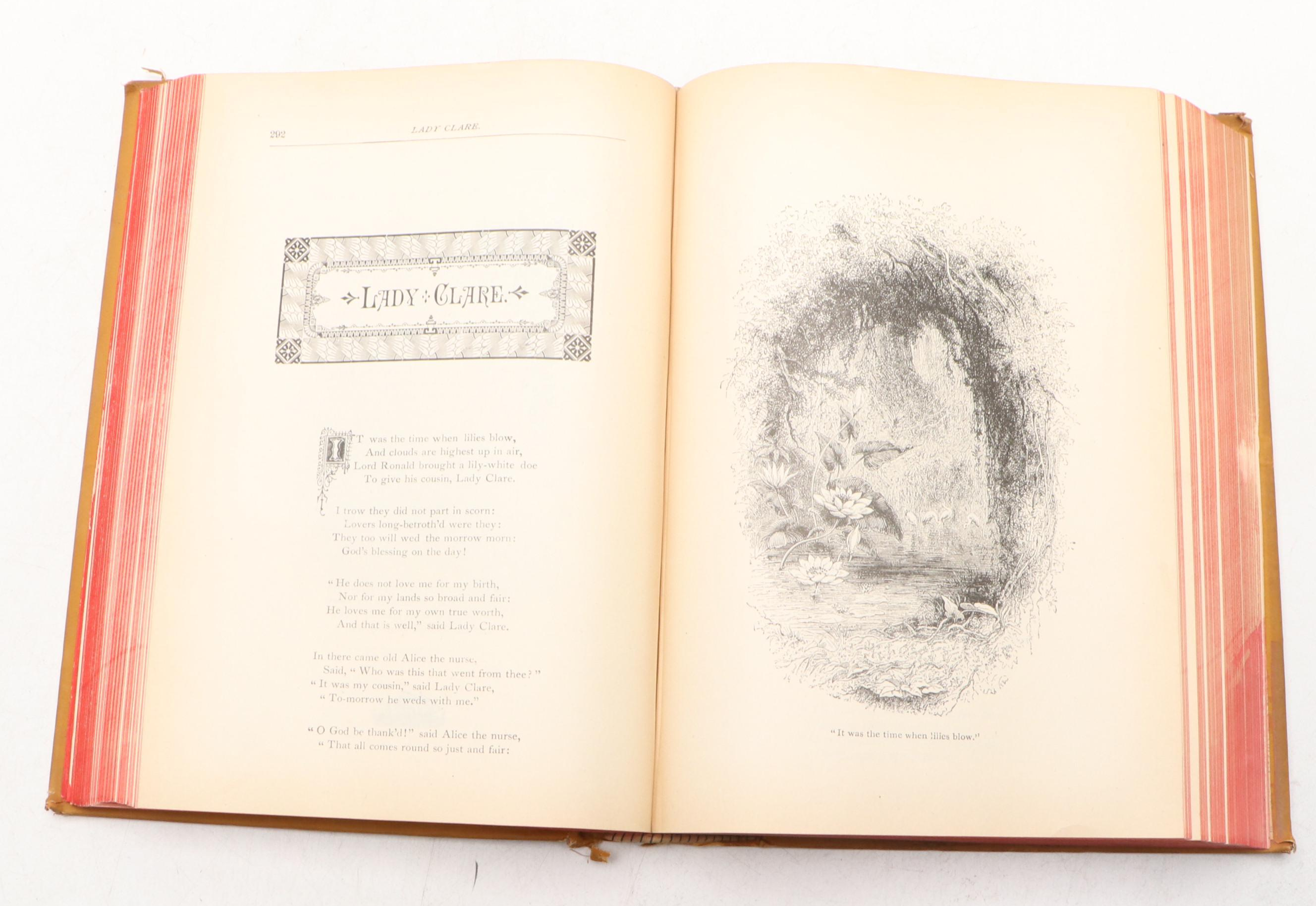 Illustrated "The Poetical Works of Alfred Tennyson," 1889