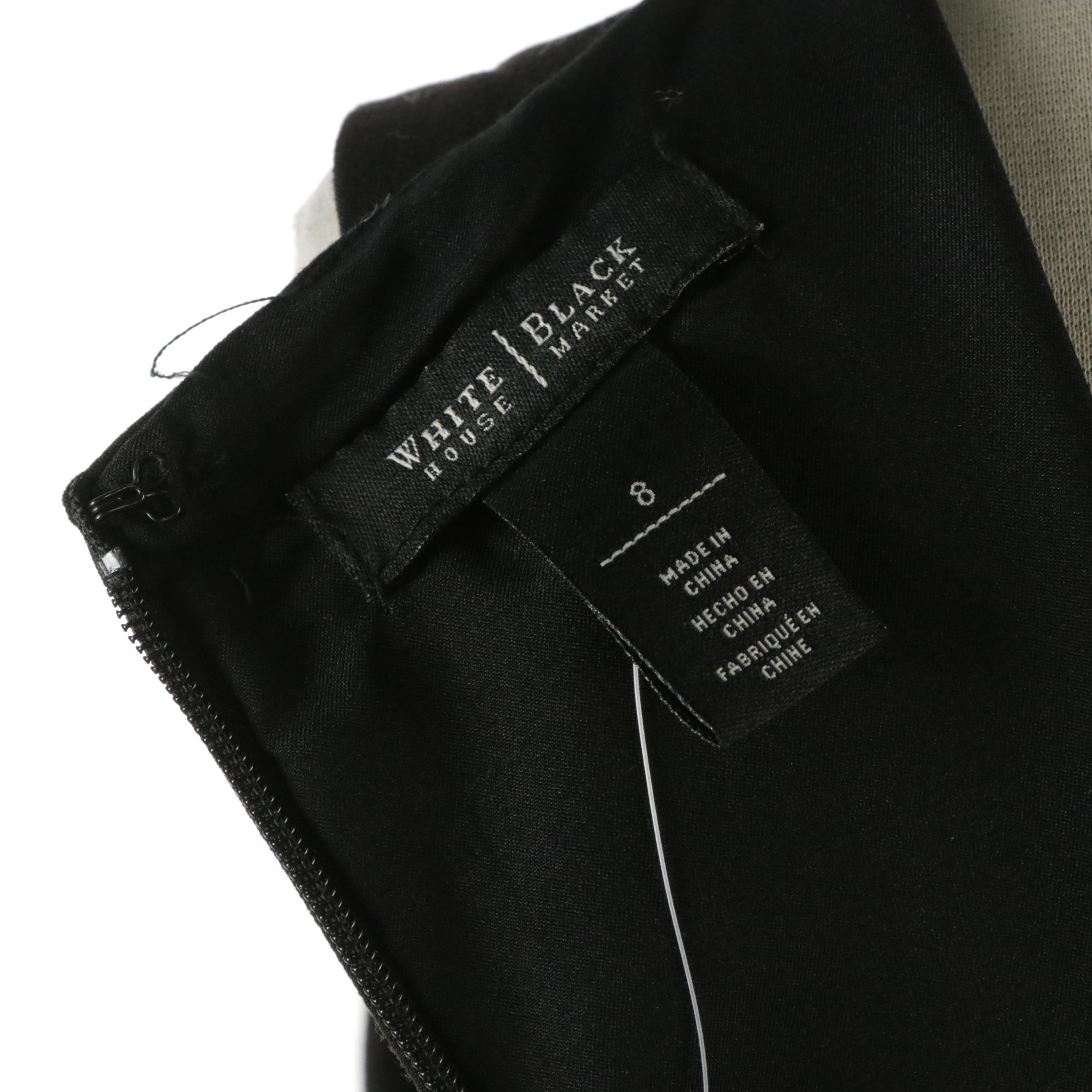 Bloomingdale's Cashmere Cardigan and White House Black Market Sleeveless Dress