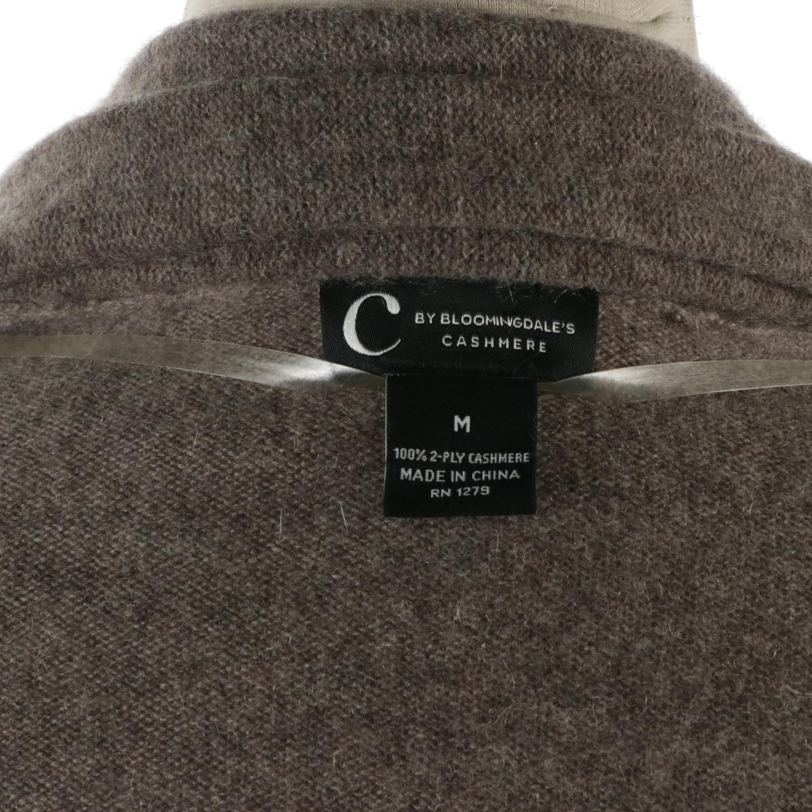 Bloomingdale's Cashmere Cardigan and White House Black Market Sleeveless Dress