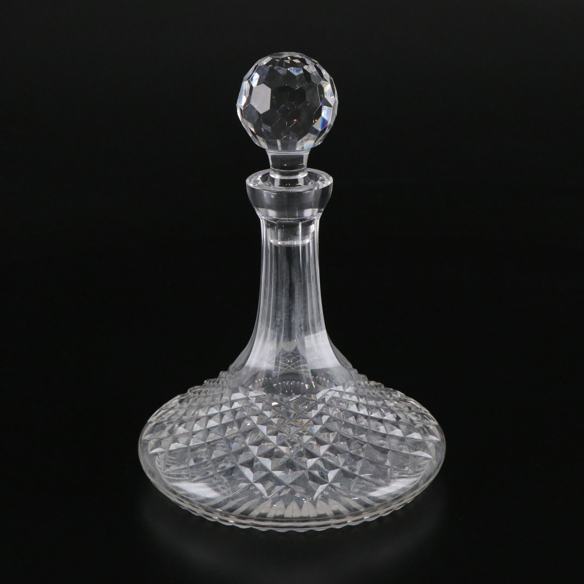 Waterford "Alana" Crystal Ship's Decanter