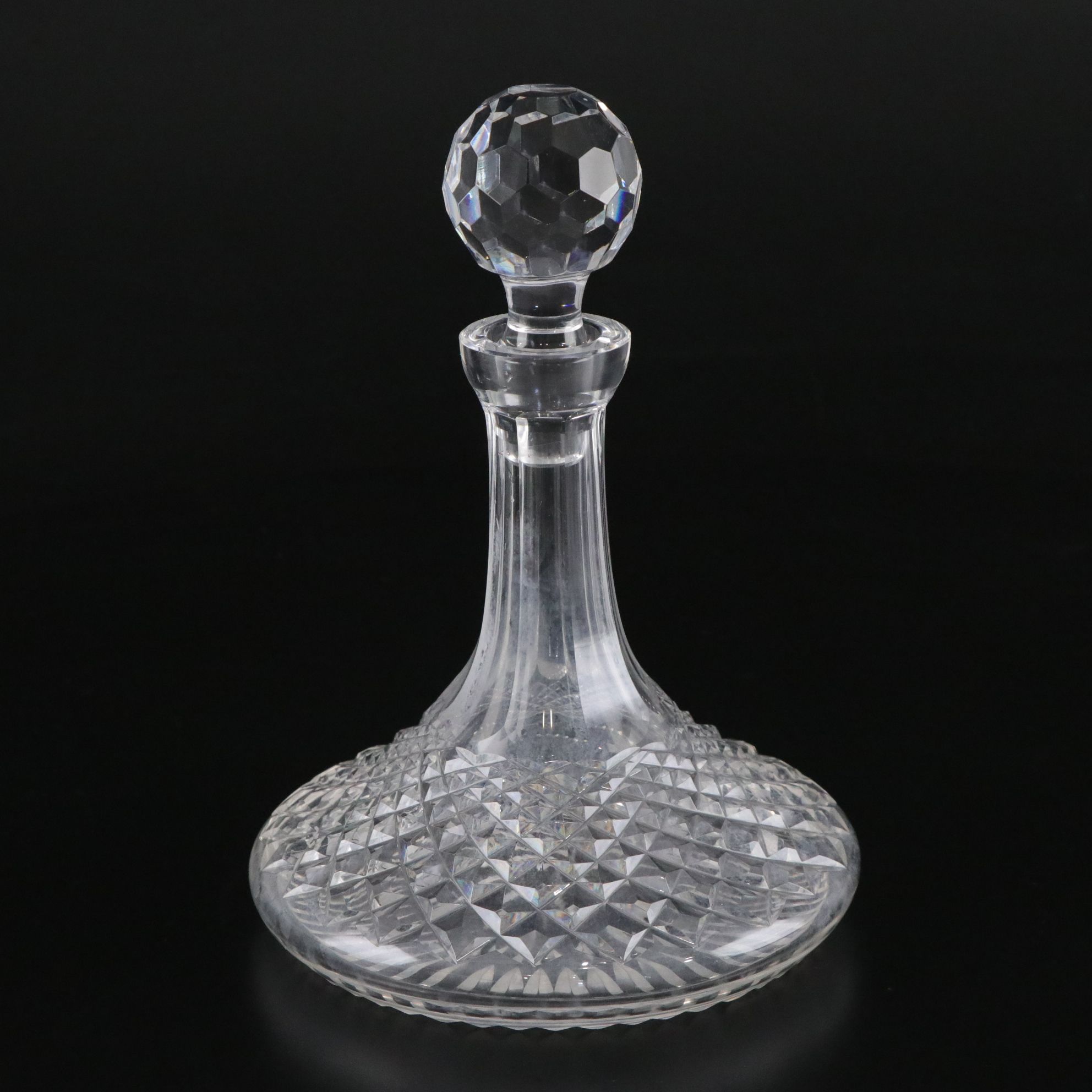Waterford "Alana" Crystal Ship's Decanter