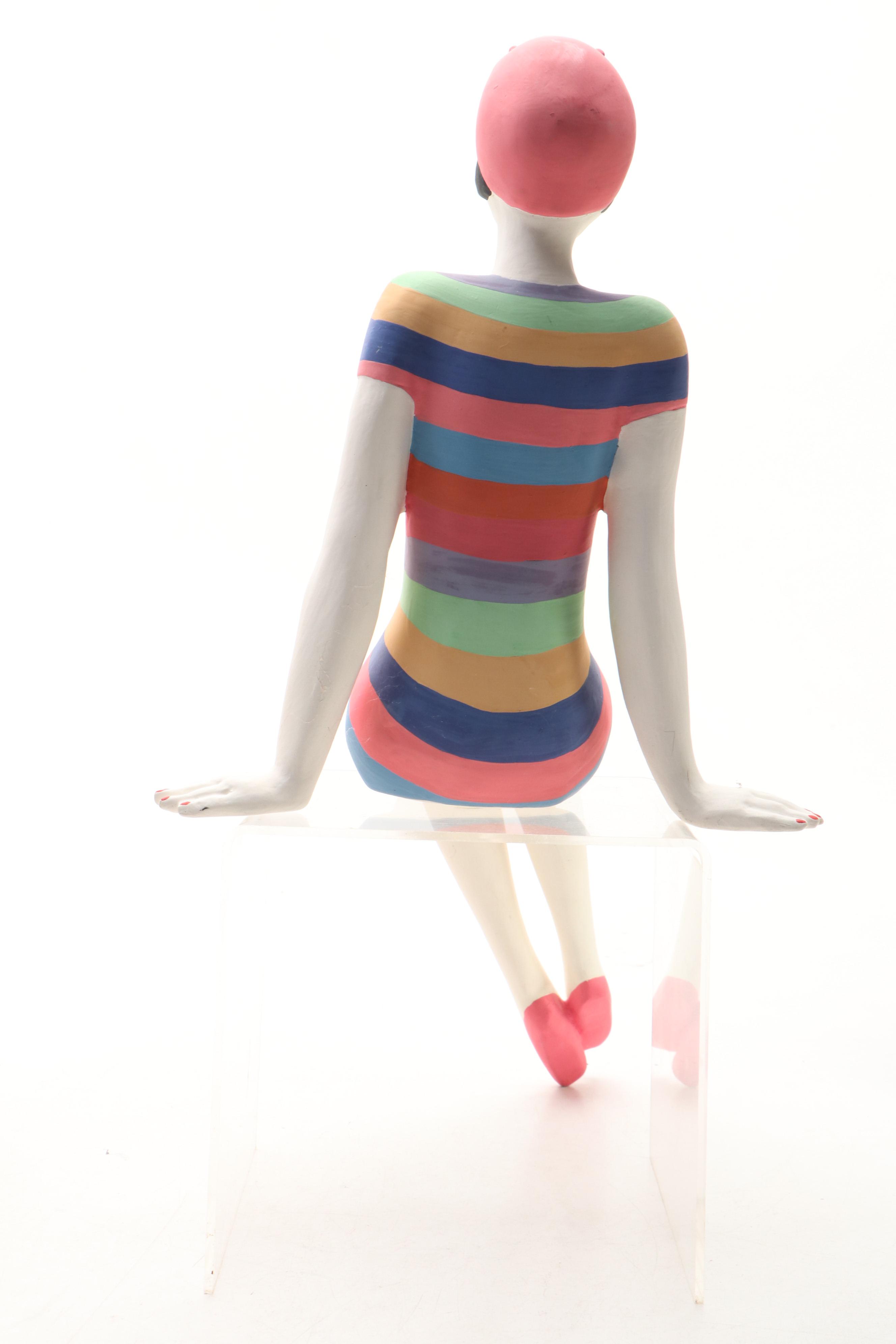 Art Deco Style Bathing Beauty Figurines