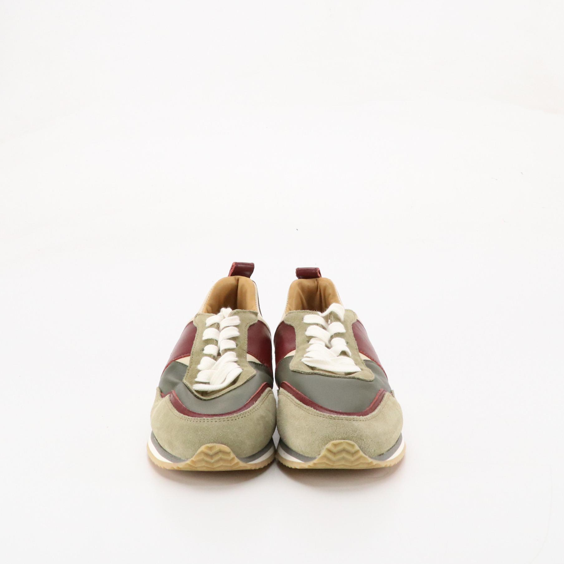 Alohas TB015 Sneakers in Multicolor Leather and Suede