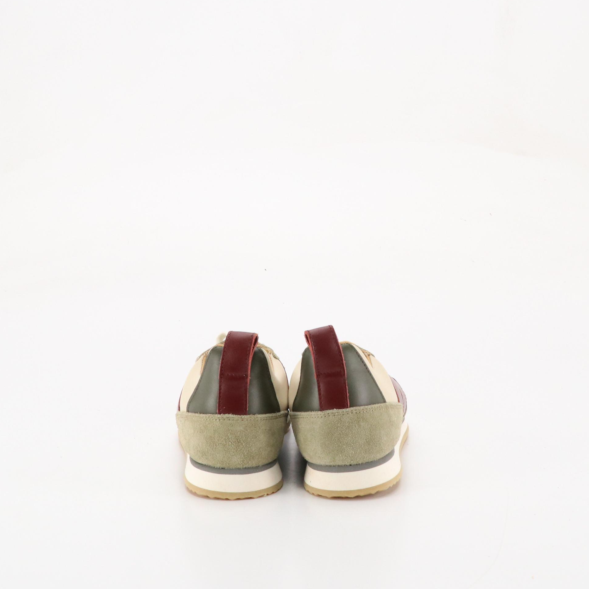 Alohas TB015 Sneakers in Multicolor Leather and Suede