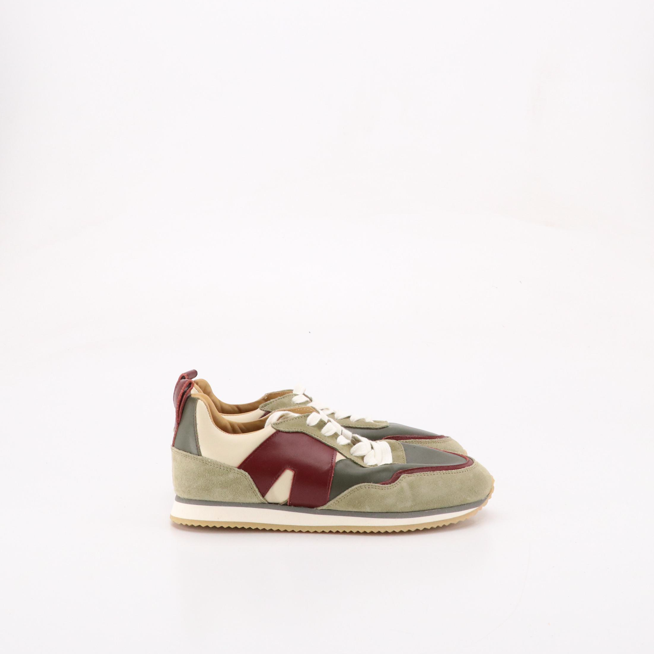Alohas TB015 Sneakers in Multicolor Leather and Suede