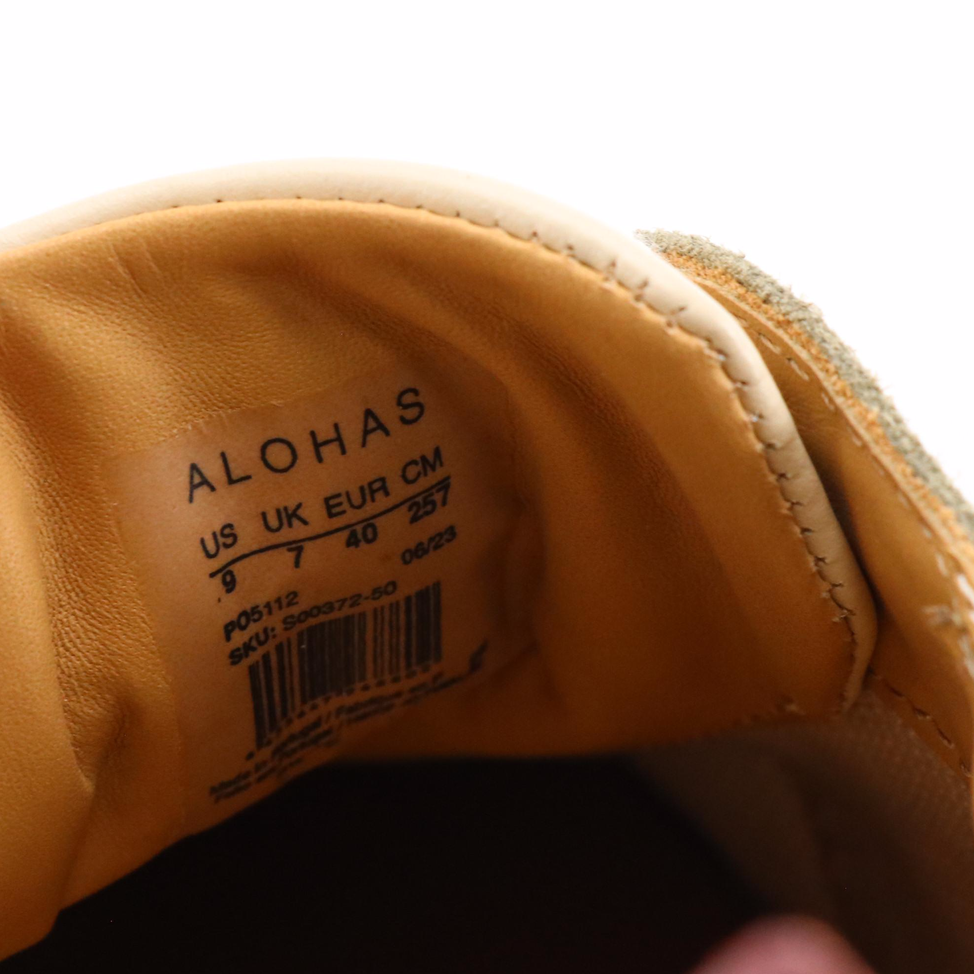 Alohas TB015 Sneakers in Multicolor Leather and Suede