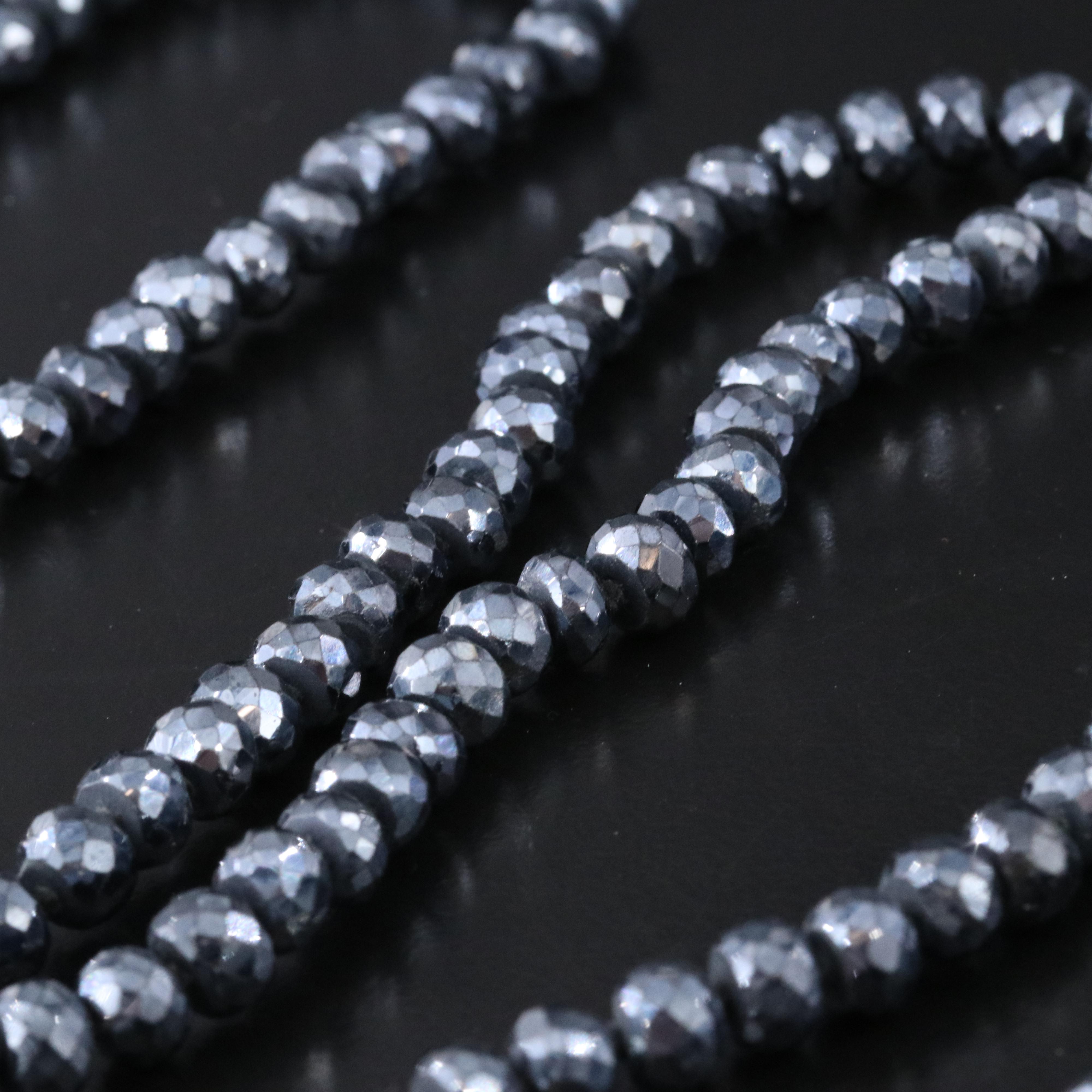 Sheryl Lowe Spinel Necklace with Sterling Diamond Clasp