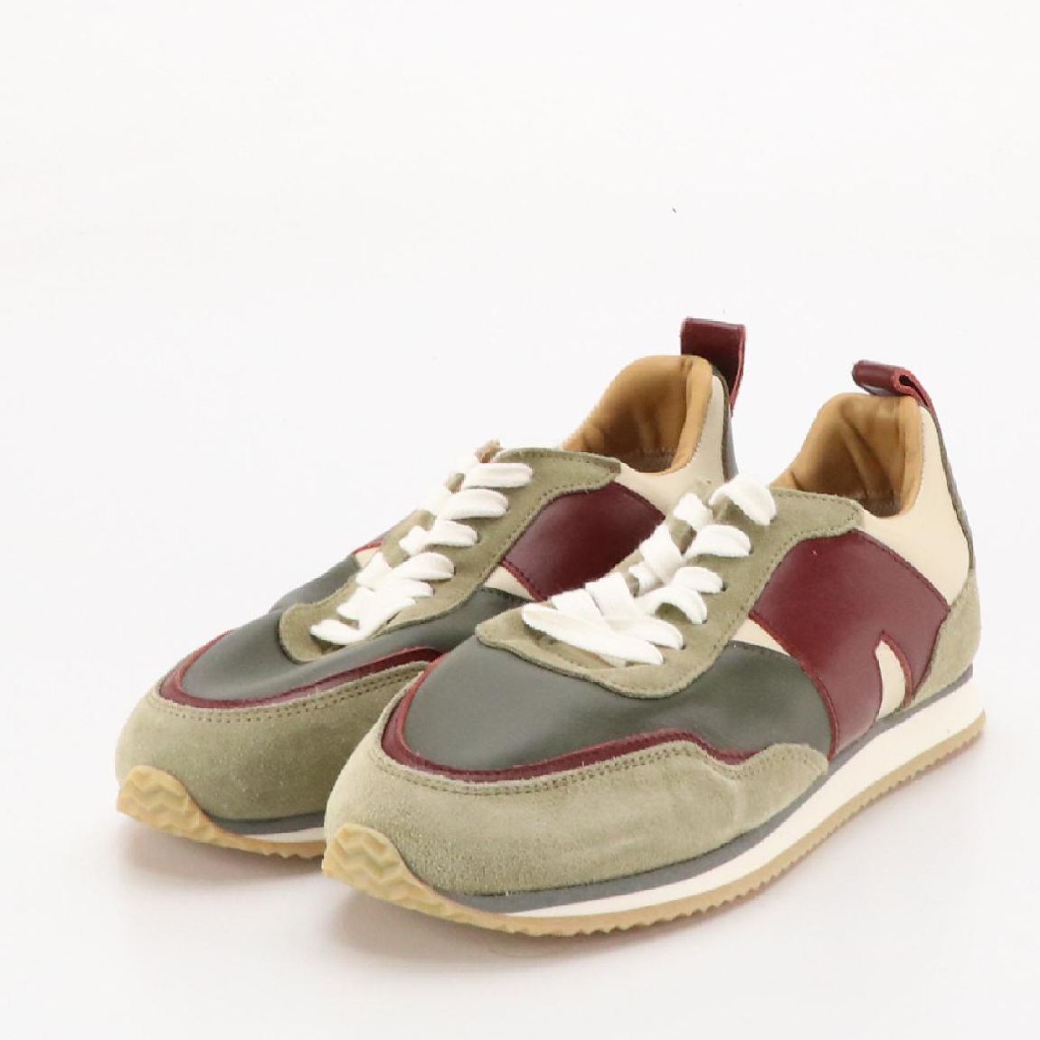 Alohas TB015 Sneakers in Multicolor Leather and Suede
