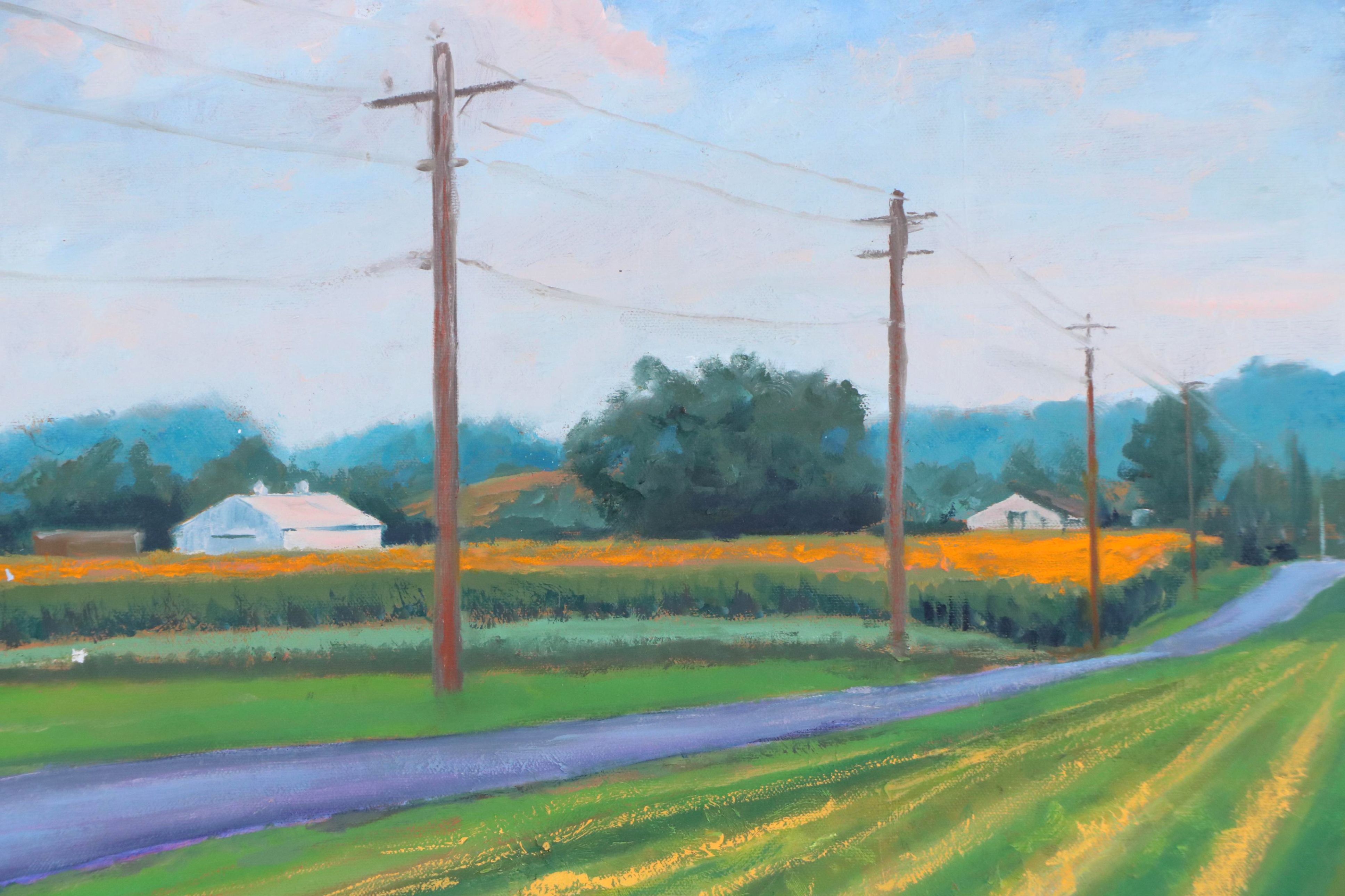 Larry Griggs Oil Painting of Rural American Landscape