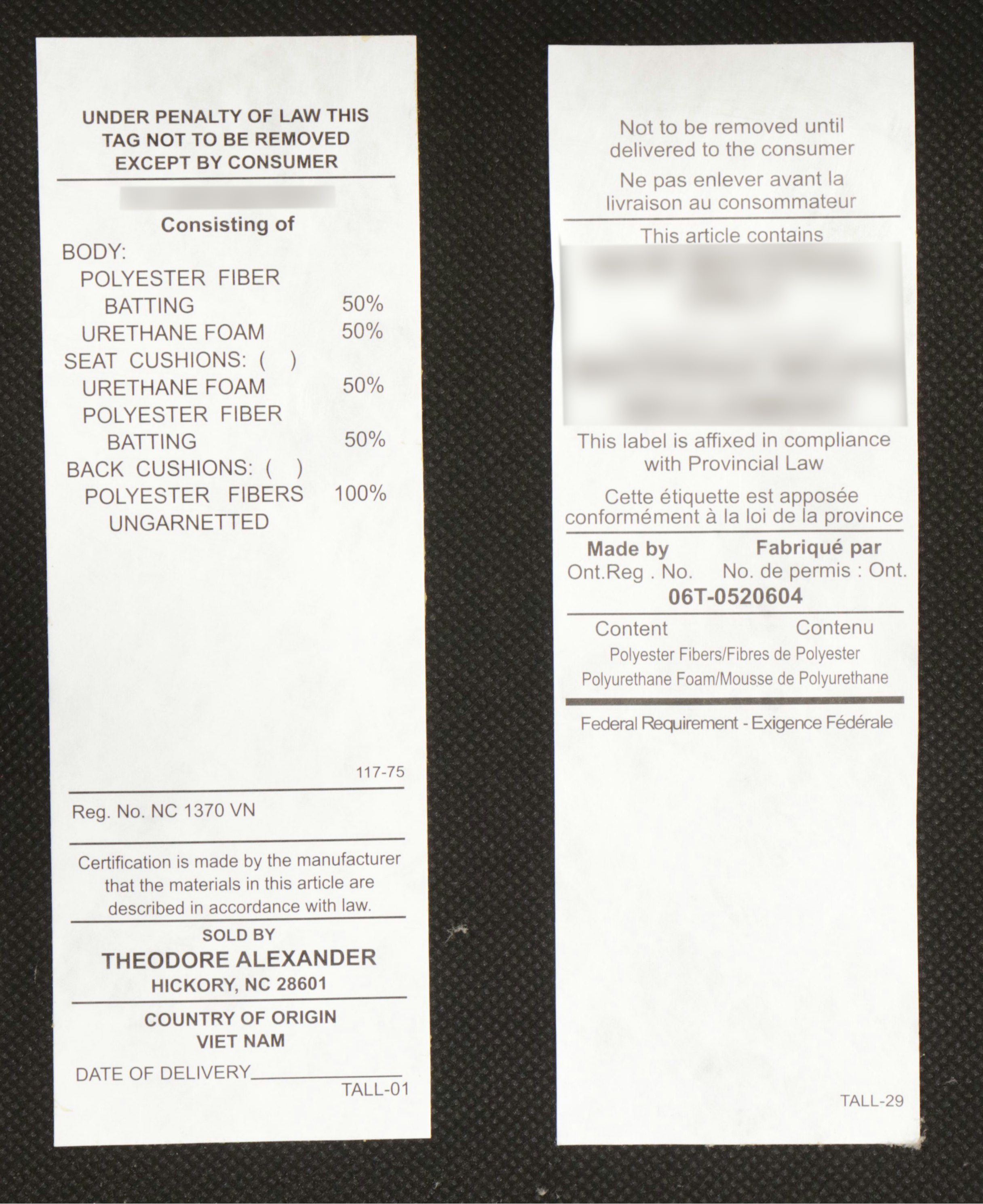 Theodore Alexander French Provincial Style Painted Wood Settee, Late 20th C.