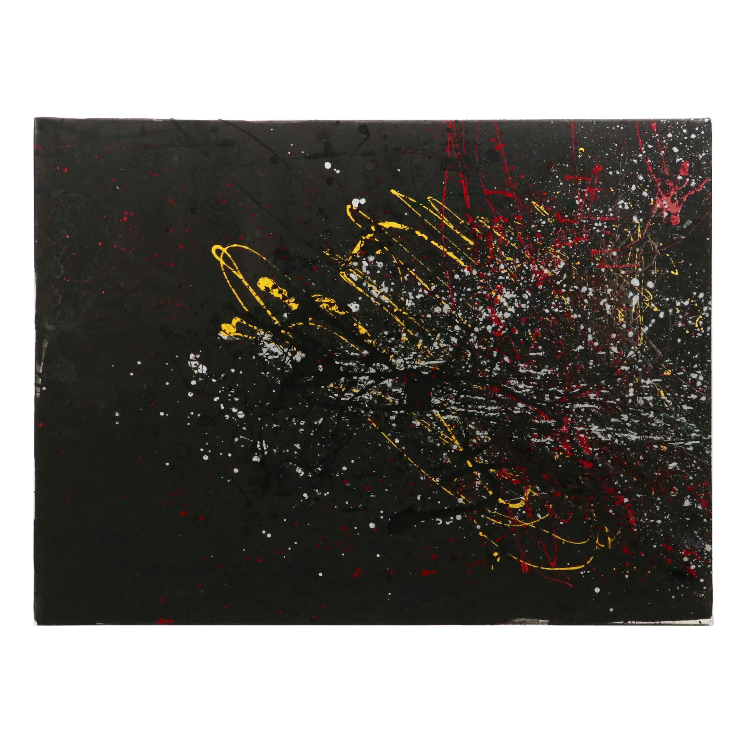 David Applegate Large-Scale Abstract Acrylic Painting, 21st Century
