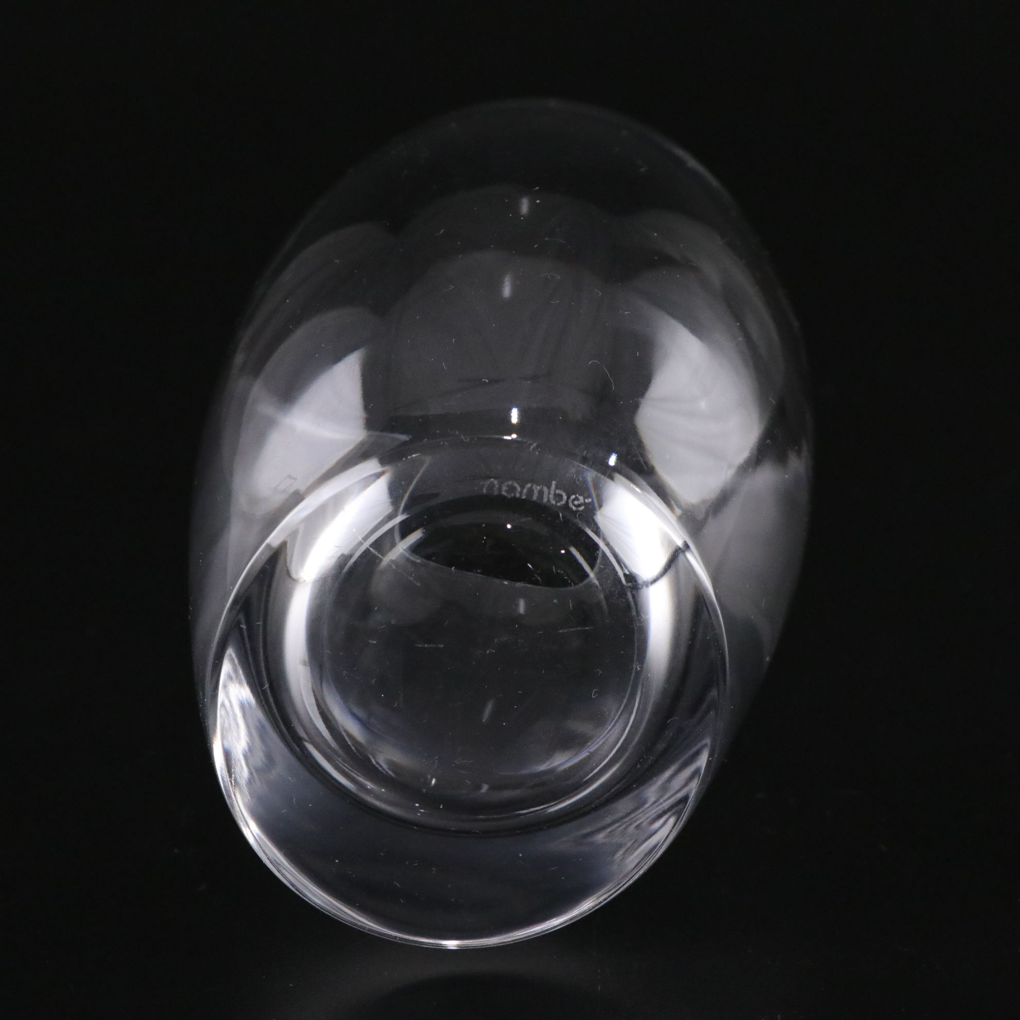 Nambé Crystal Tilt Decanter and Old Fashioned Glasses