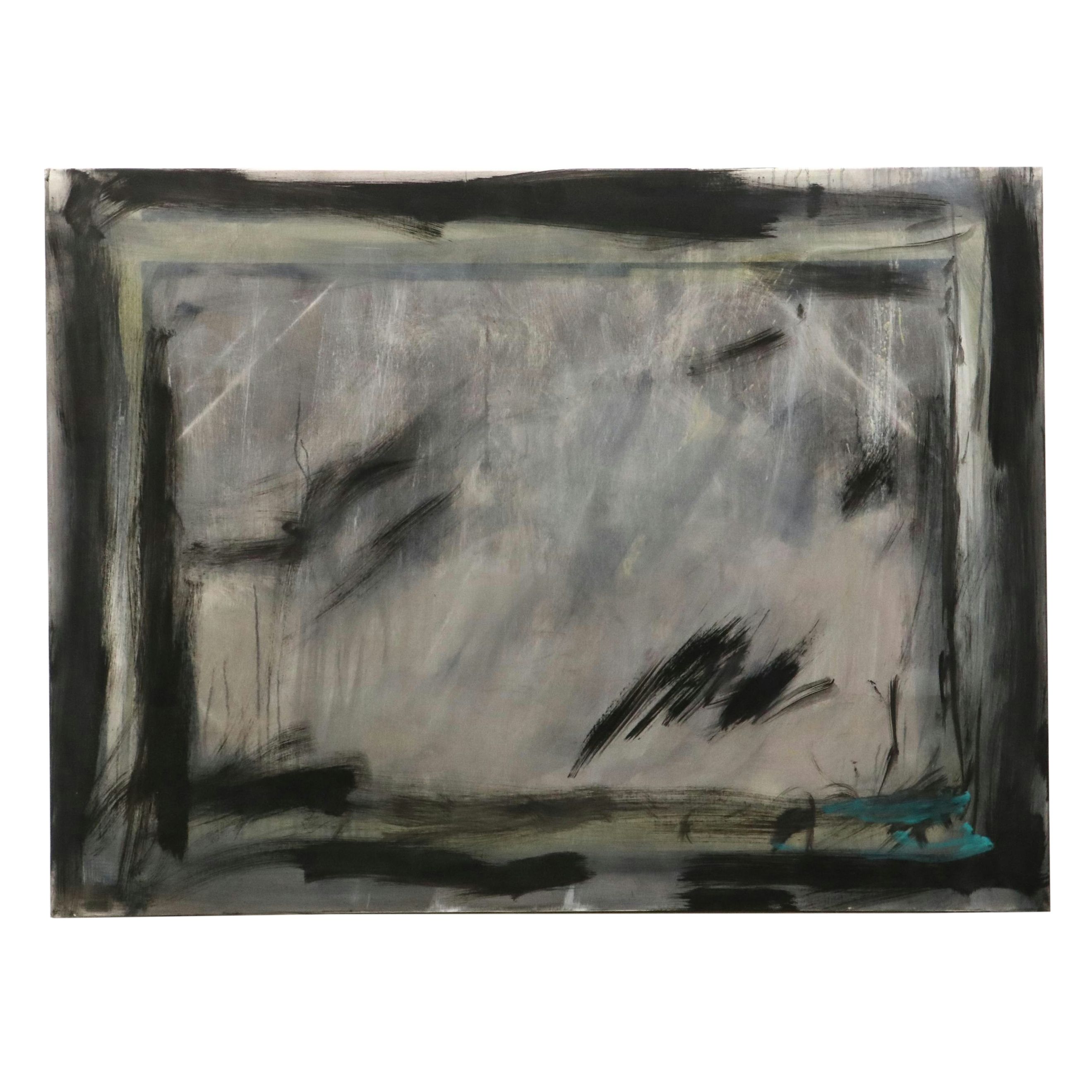 David Applegate Large-Scale Abstract Acrylic Painting, 21st Century