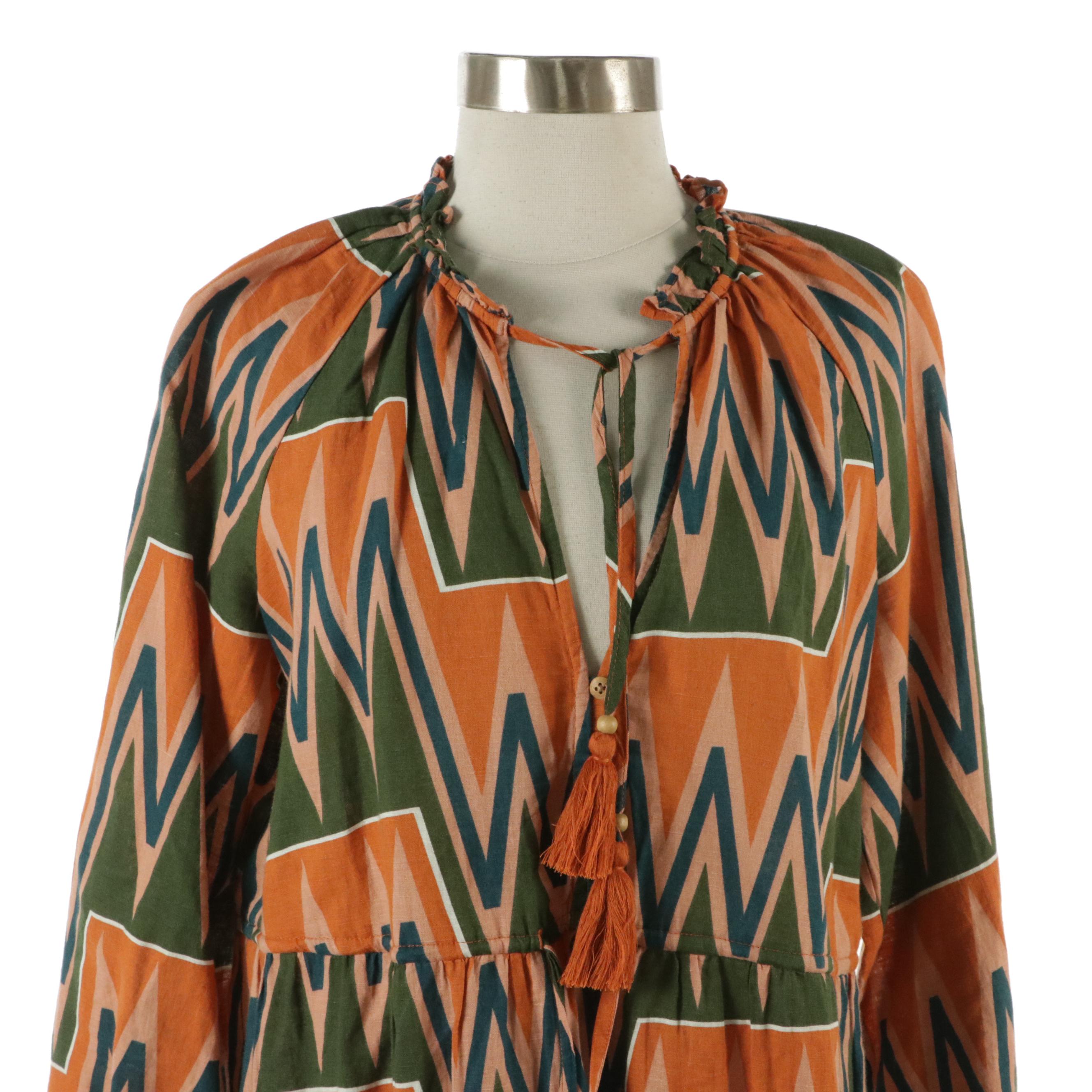 Calvin Klein Jeans Denim Jacket, Veronica Beard Jeans "Danica" Linen Mini Dress