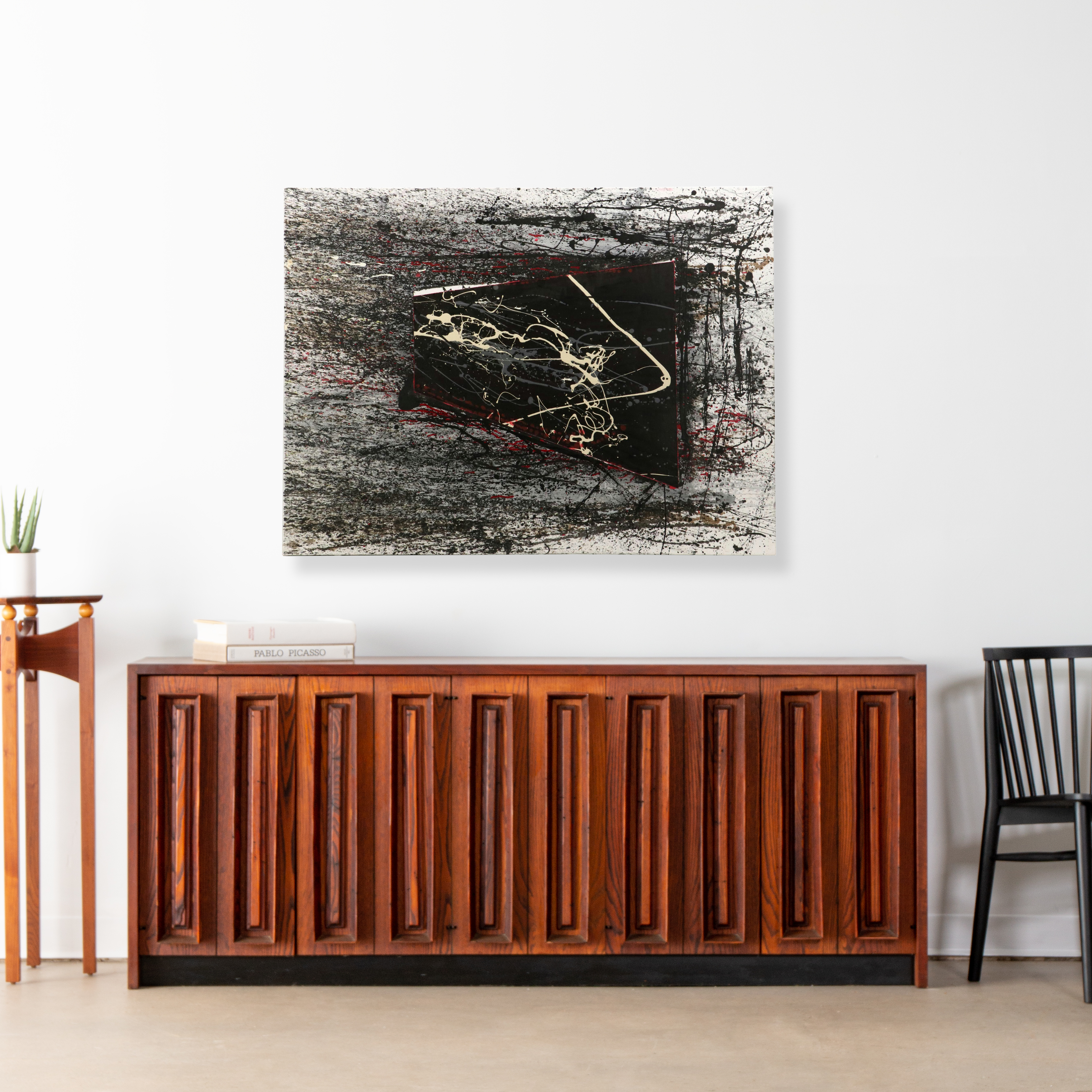 David Applegate Large-Scale Abstract Acrylic Painting, 21st Century