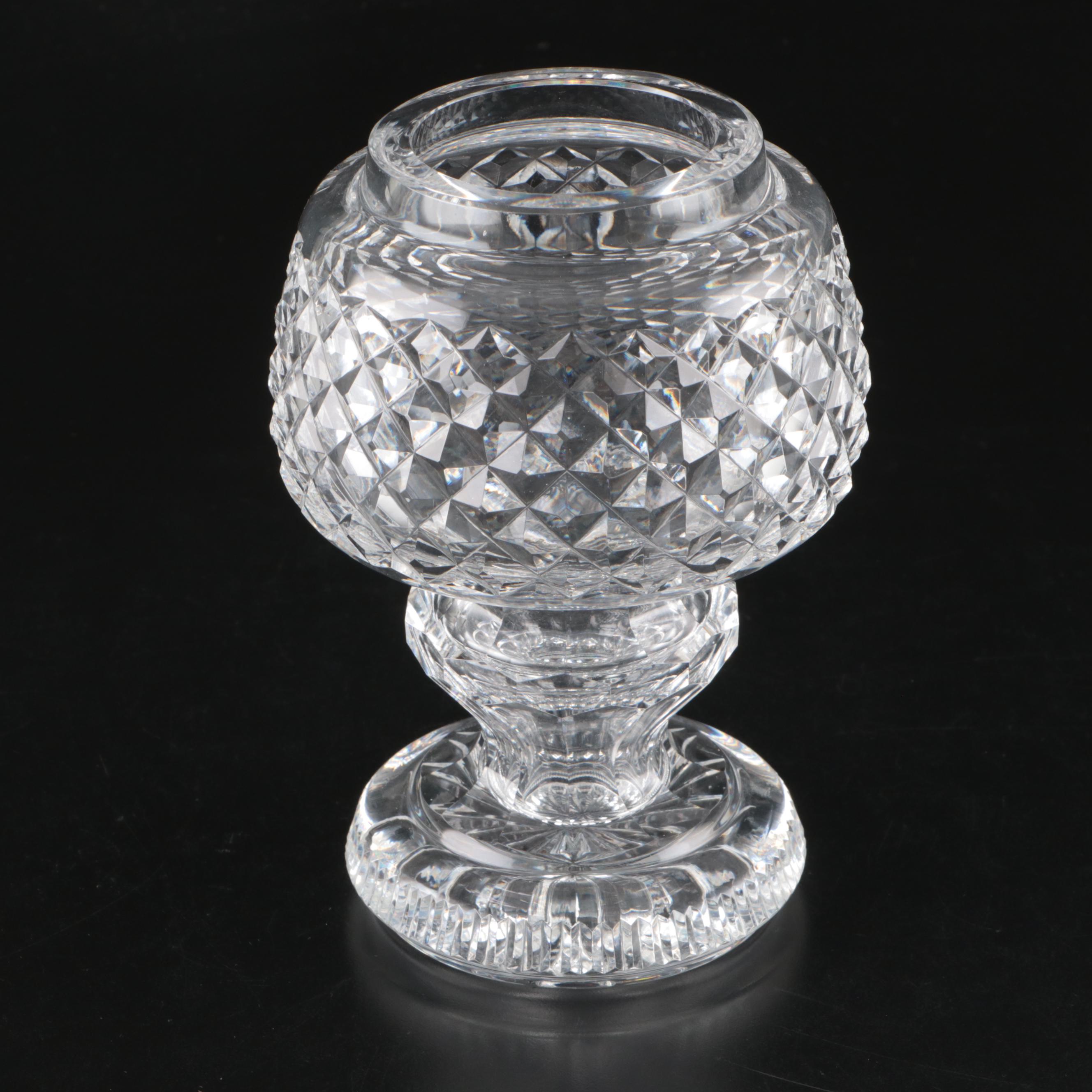 Pair of Waterford "Bicentennial Bell" Crystal Lidded Jars, 1976–1977