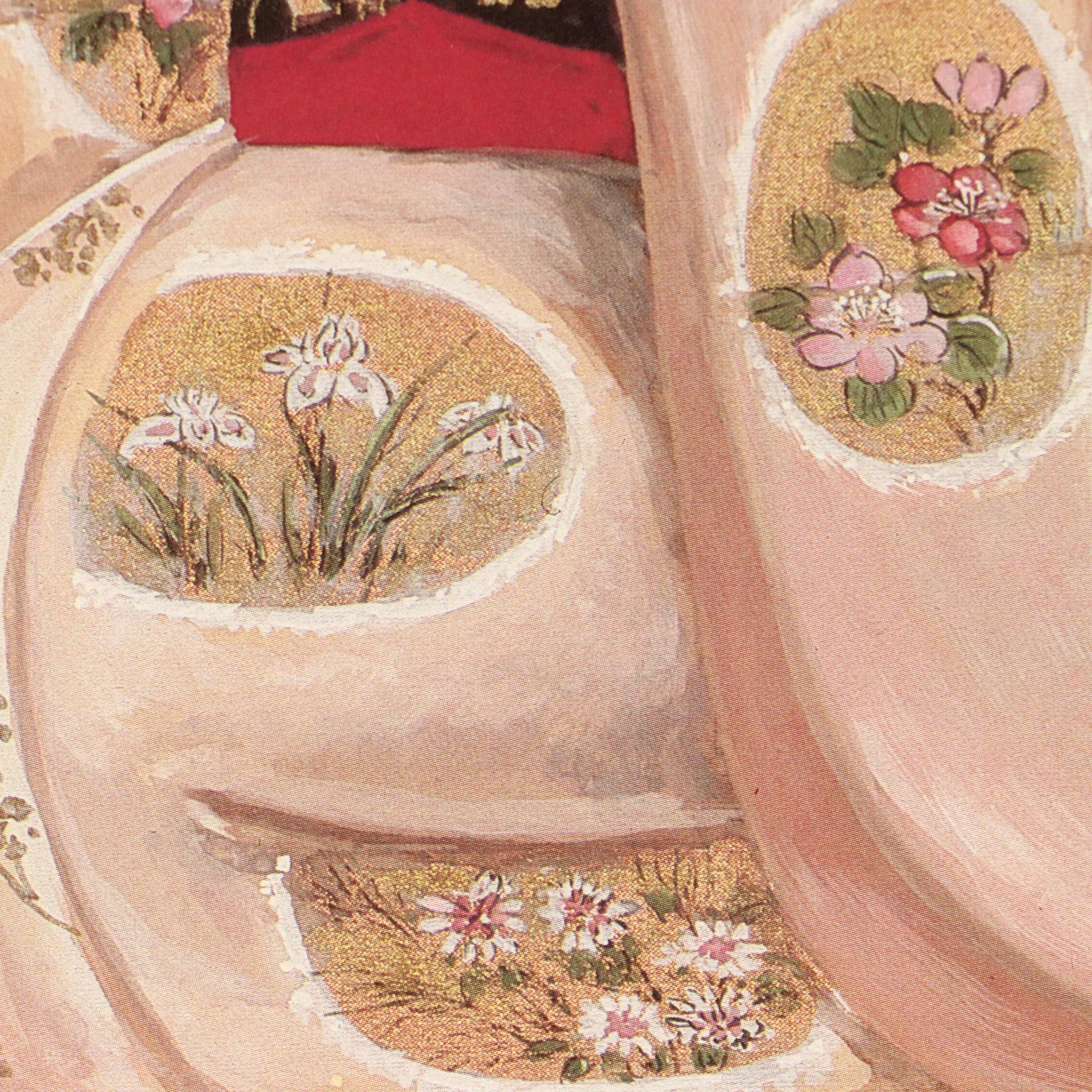 John Cheng Offset Lithographs of Figures in Traditional Japanese Clothing