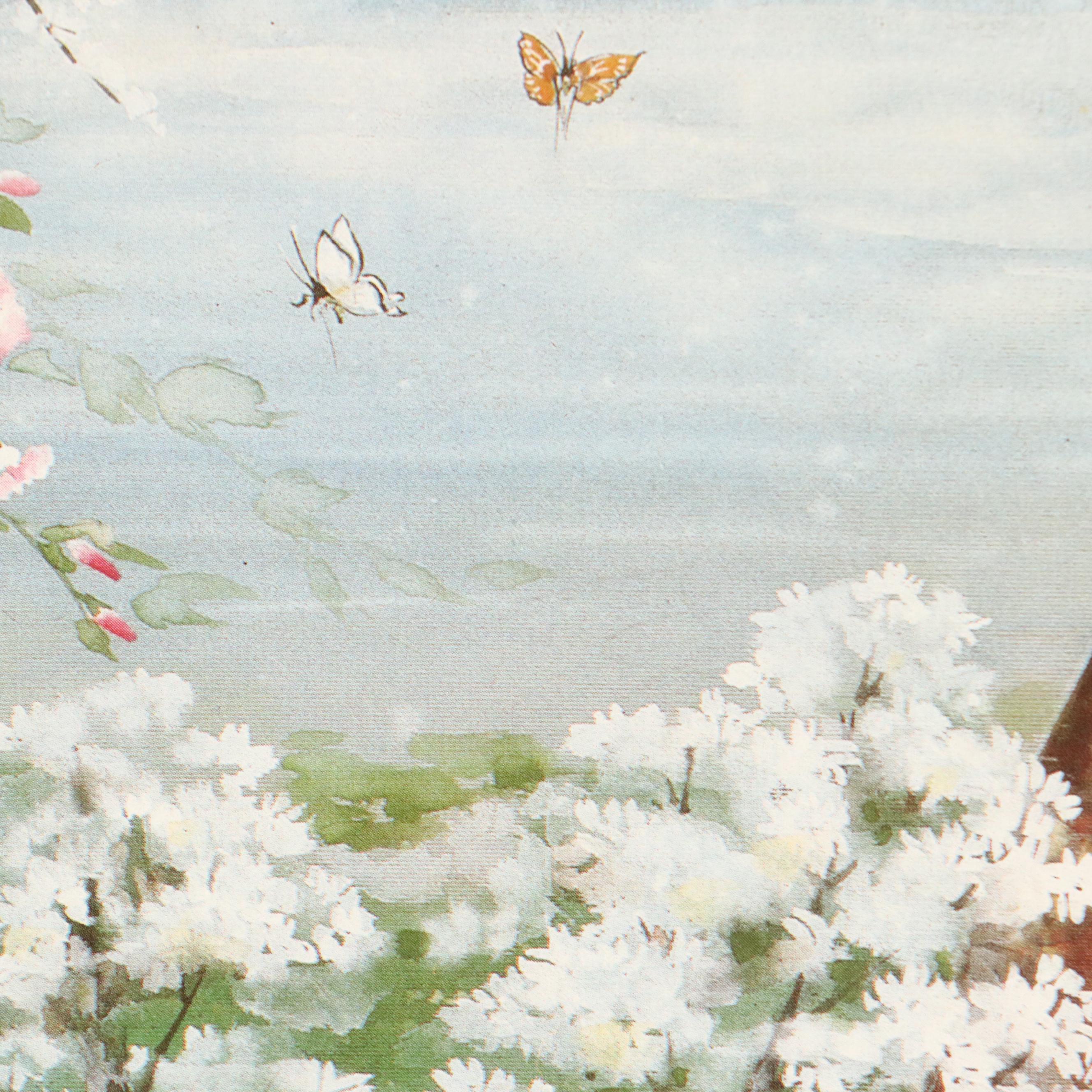 John Cheng Offset Lithographs of Figures in Traditional Japanese Clothing