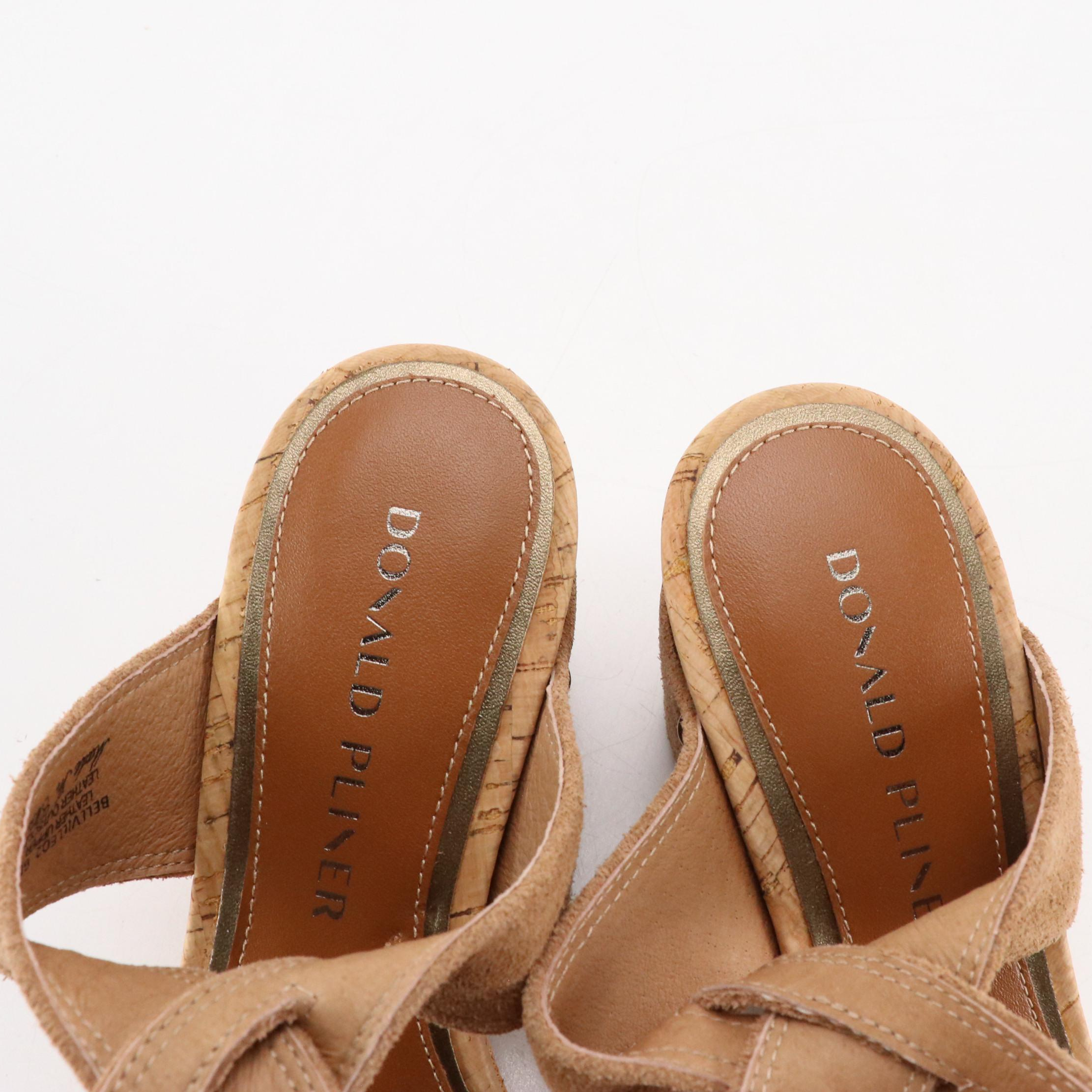 Donald Pliner Bellville Wedge Sandals in Suede