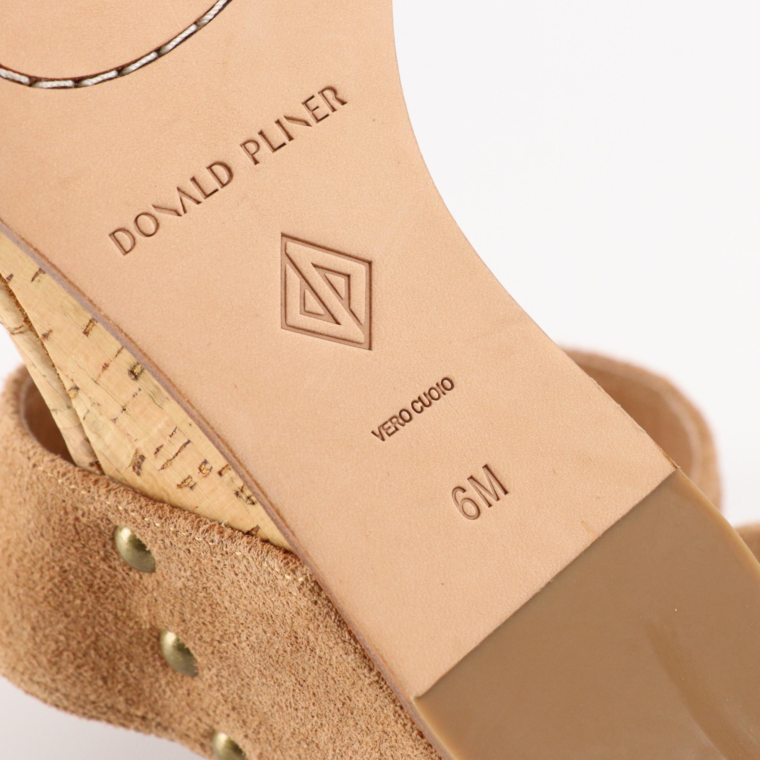 Donald Pliner Bellville Wedge Sandals in Suede