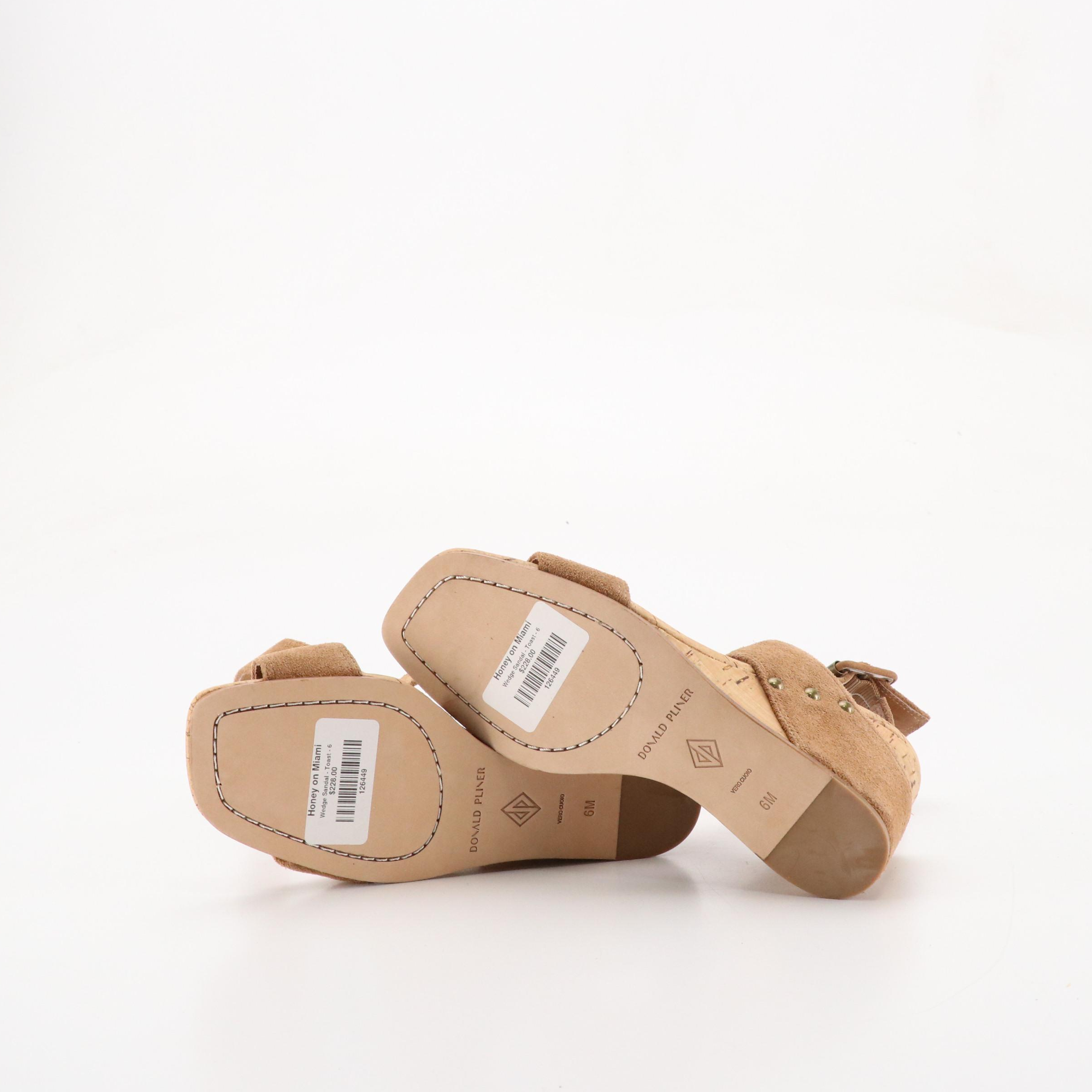 Donald Pliner Bellville Wedge Sandals in Suede