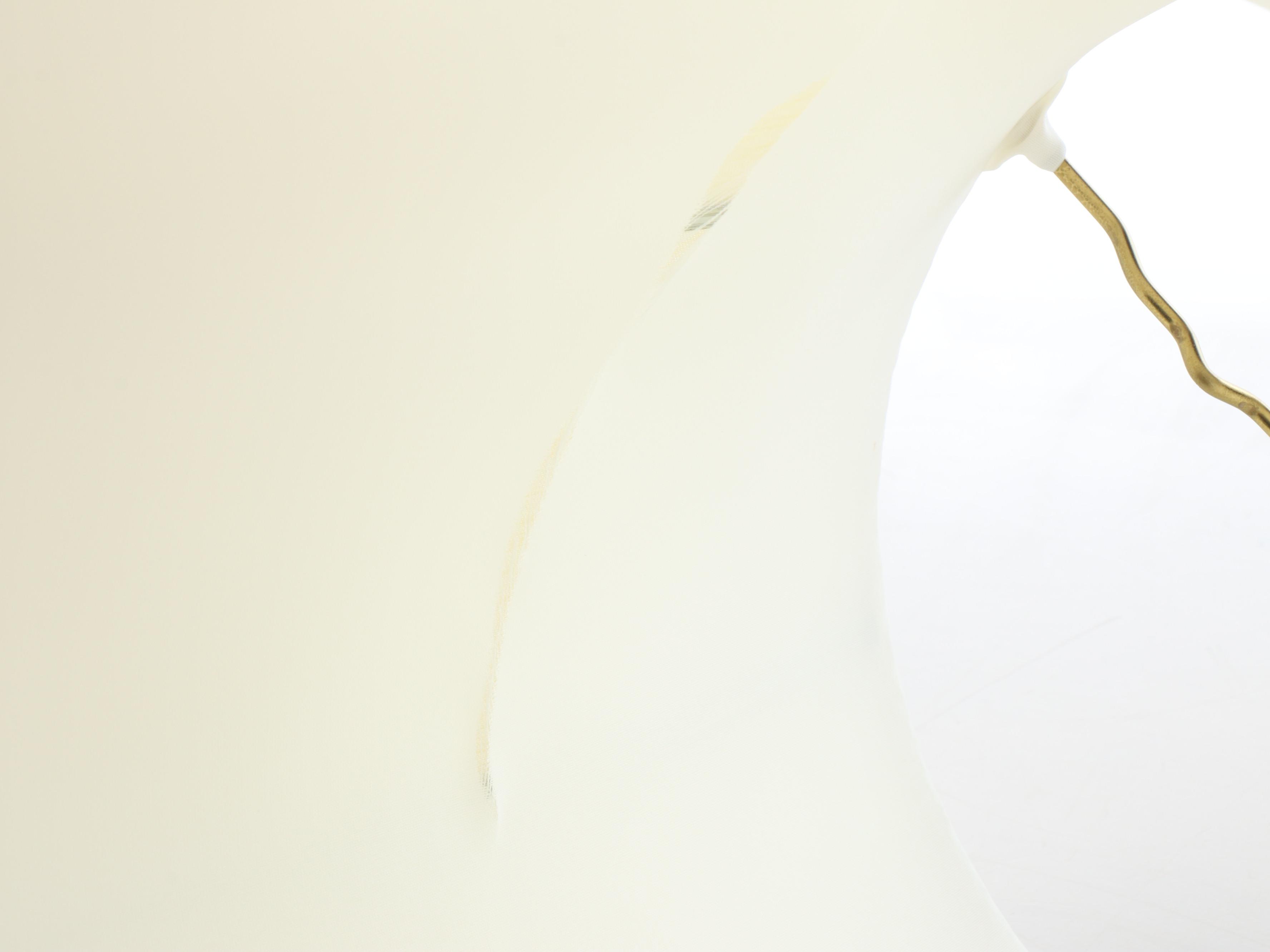 Chinese Sang de Boeuf Porcelain Lamp with Silk Paneled Bell Shade