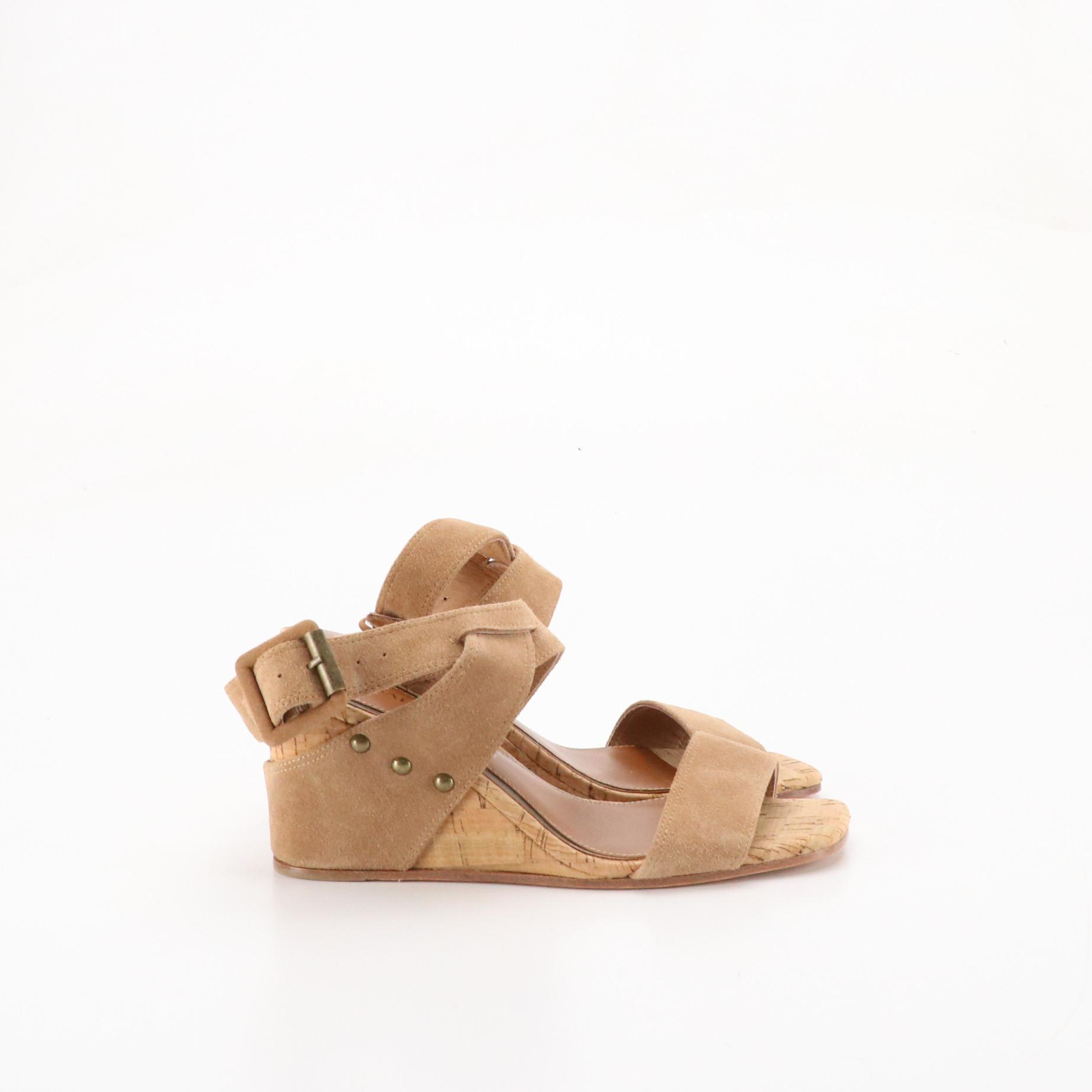 Donald Pliner Bellville Wedge Sandals in Suede