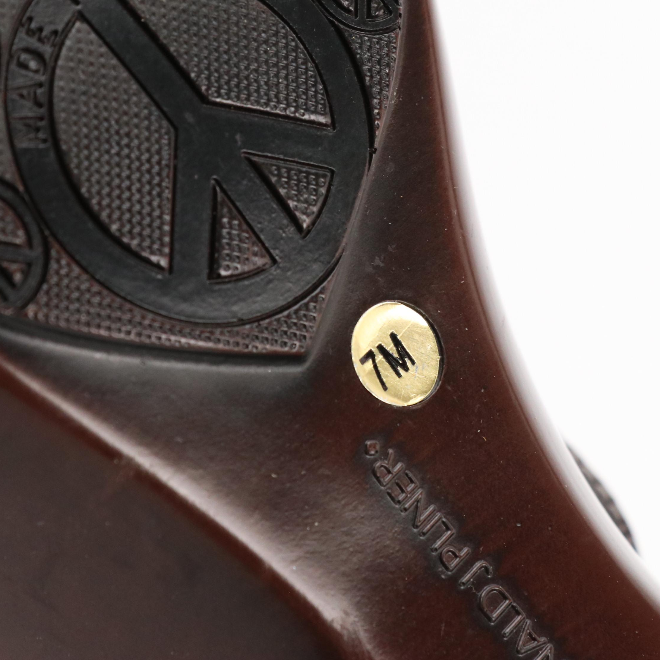 Donald J Pliner Brown Leather Wedge Sandals