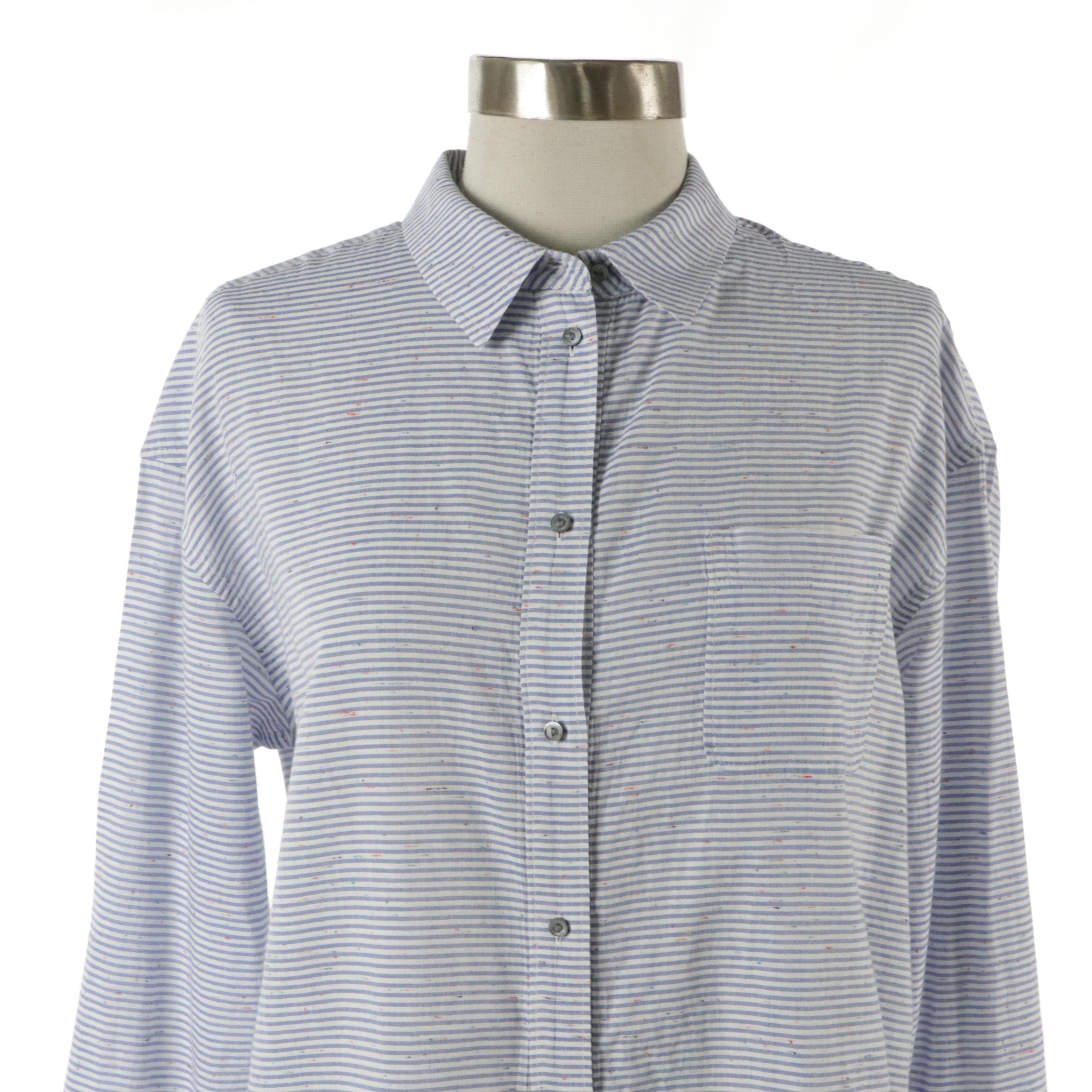 Elizabeth and James Shirt and Sugar + Lips Embroidered Tunic with Tassels