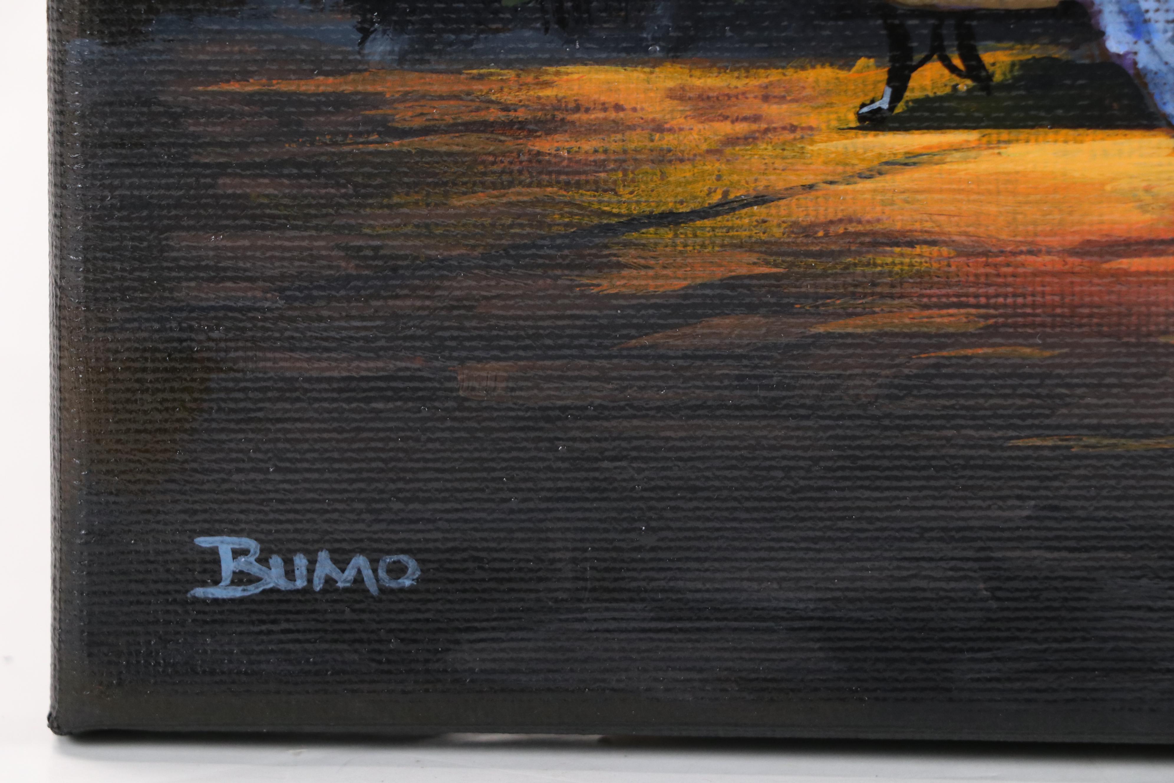 Doug "Bumo" Johnpeer Oil Painting of Ghost, 2025