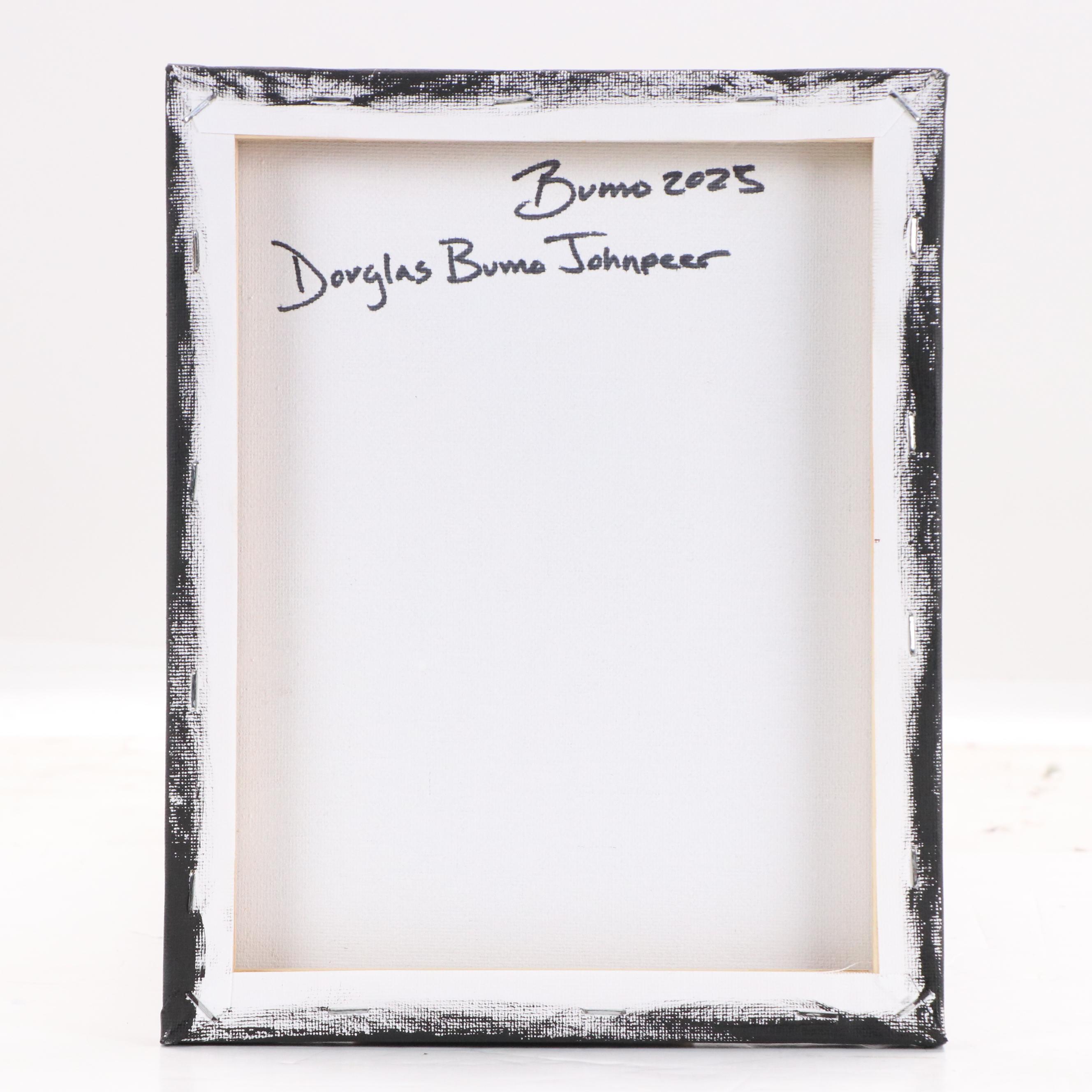 Doug "Bumo" Johnpeer Oil Painting of Ghost, 2025