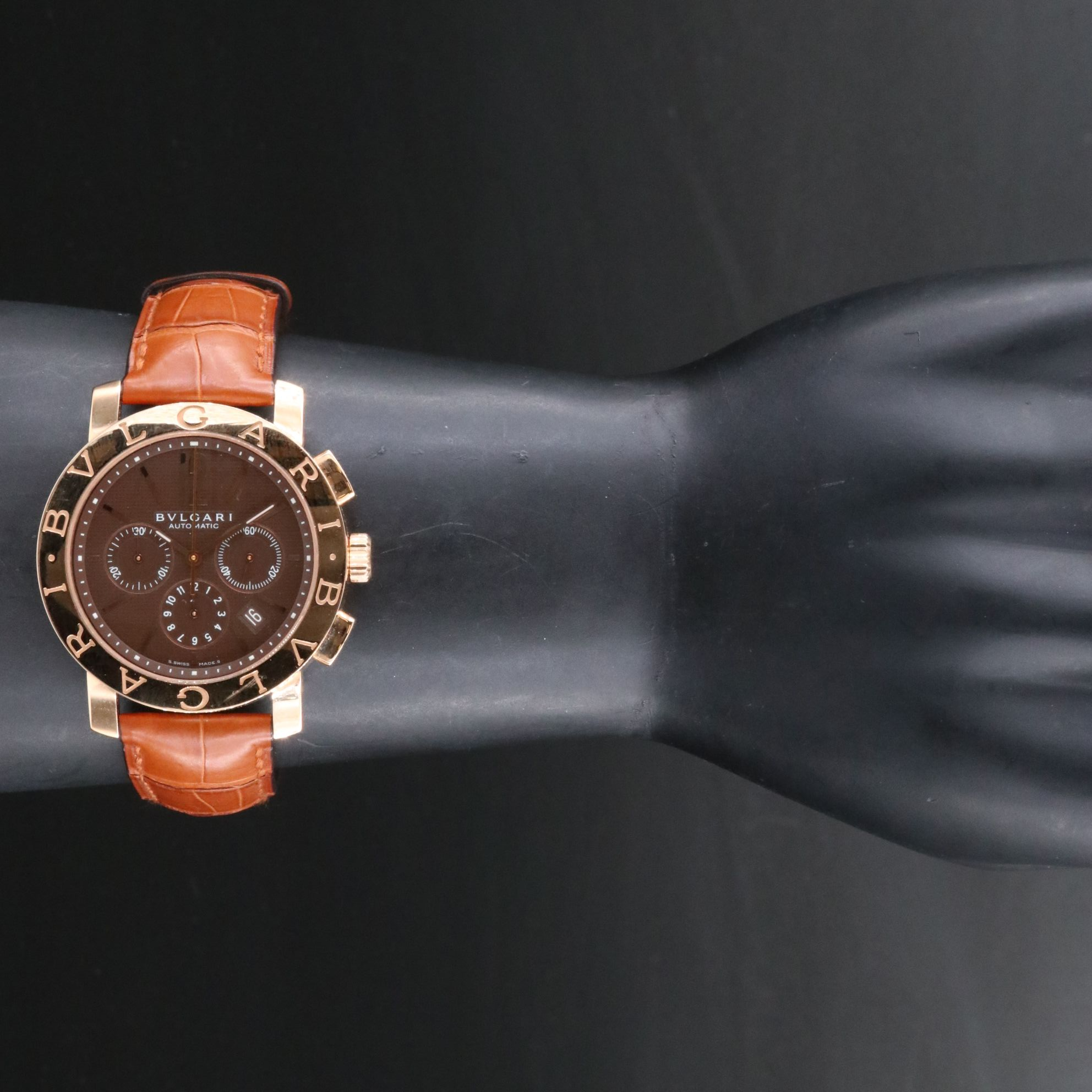 BVLGARI Diagono 18K Gold Limited Edition Chronograph Watch