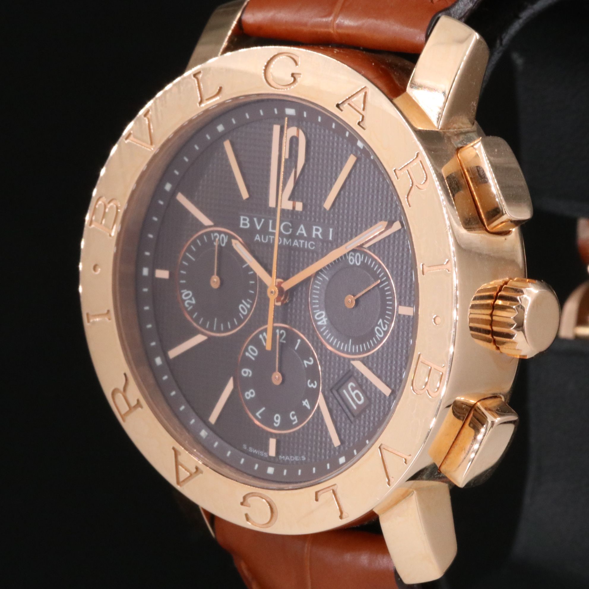 BVLGARI Diagono 18K Gold Limited Edition Chronograph Watch