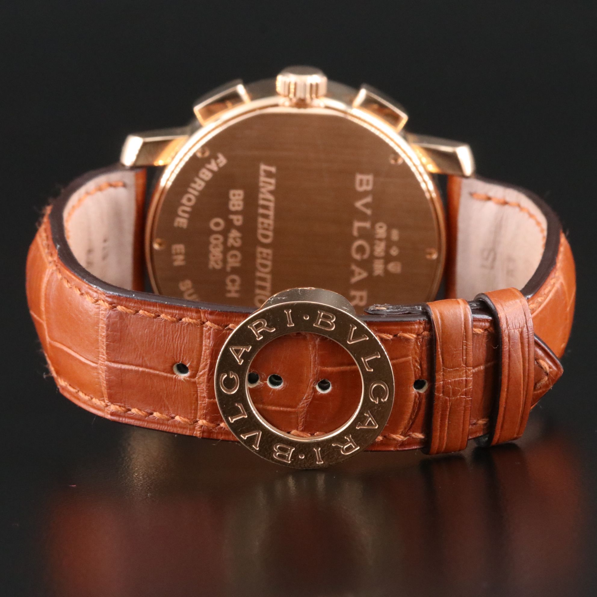 BVLGARI Diagono 18K Gold Limited Edition Chronograph Watch