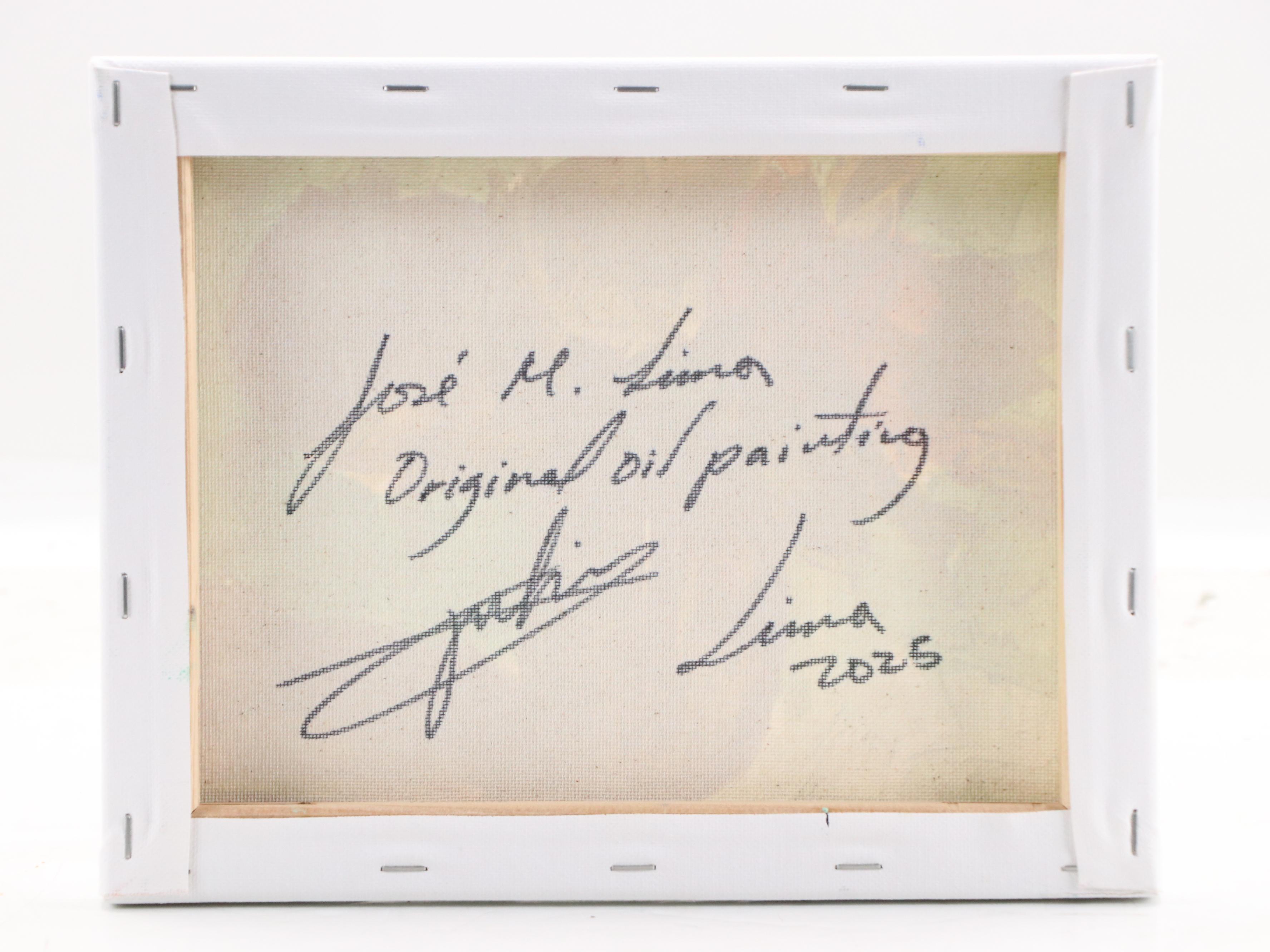 José M. Lima Floral Still Life Oil Painting, 2025