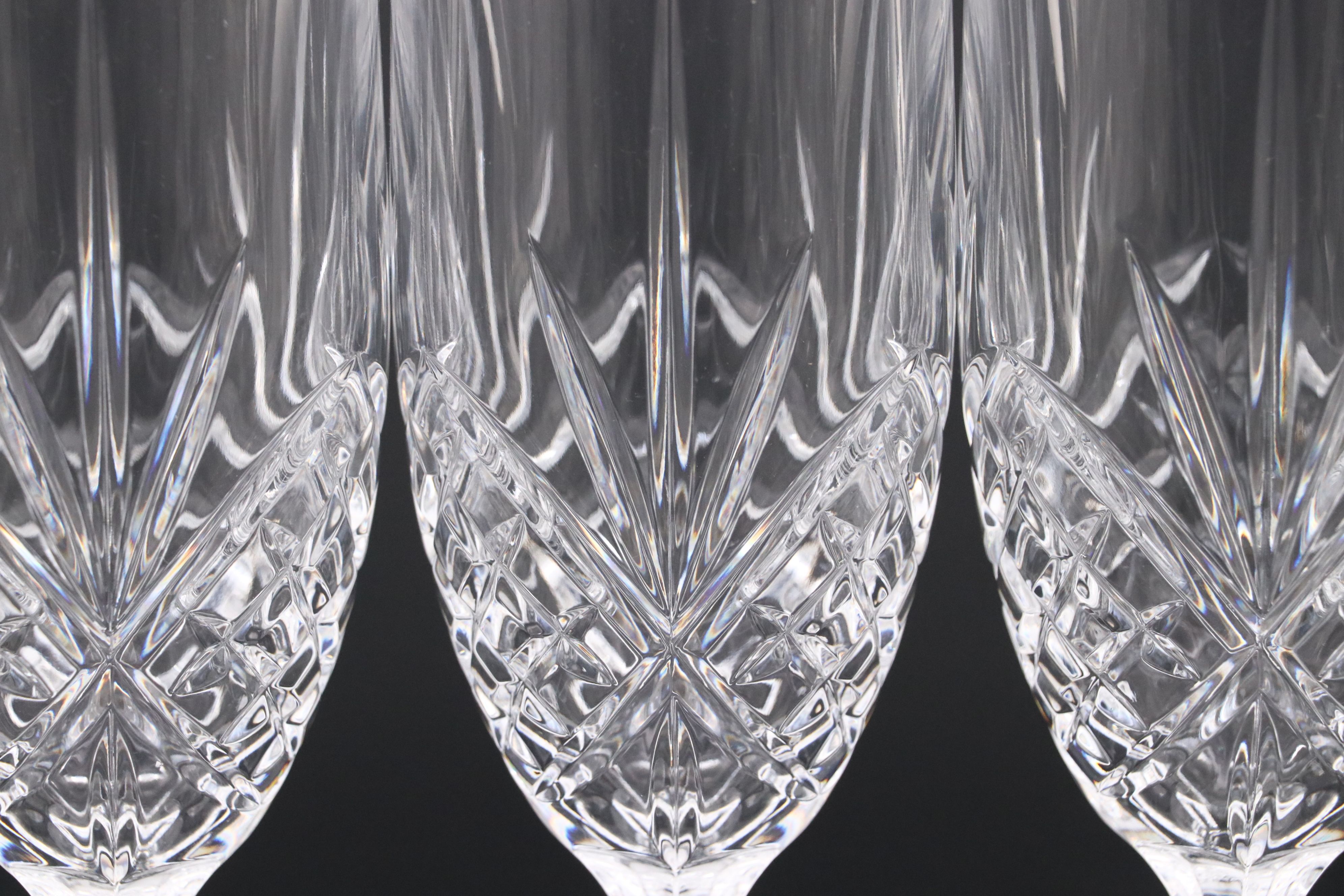 Shannon by Godinger "Dublin" Crystal Iced Tea Glasses